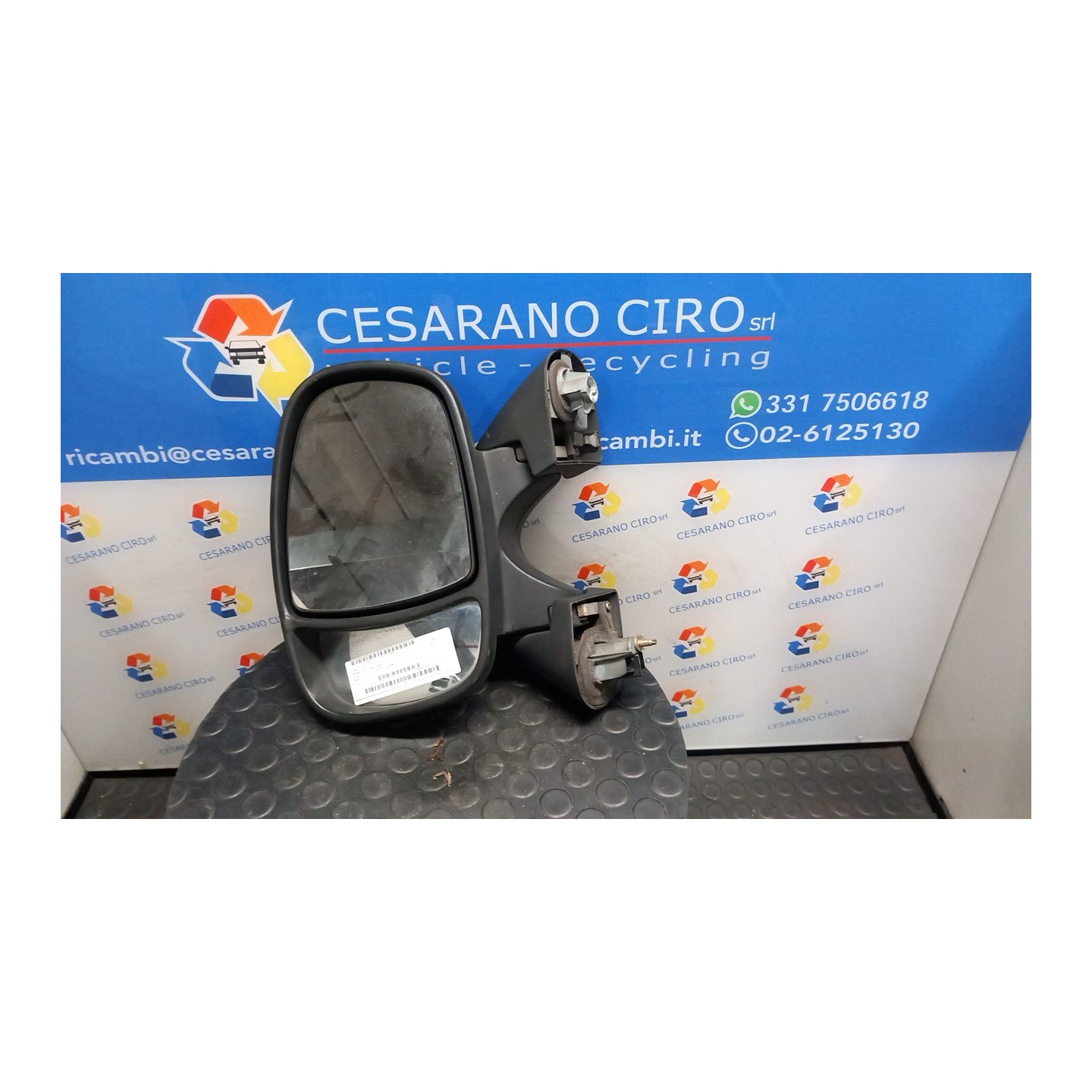 RETROVISORE EST. REGOLAZ. ELETTR. SX. 041 RENAULT TRAFIC (06/01-09/06) F9QU7 963029293R