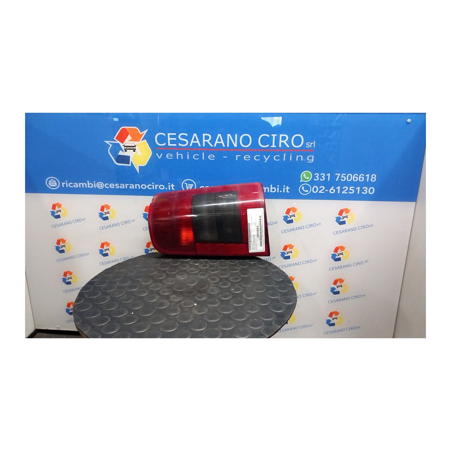 FANALE POST. 2 PORTE POST DX. 007 PEUGEOT RANCH (M59) (11/02-08/09) RHY 6351EC