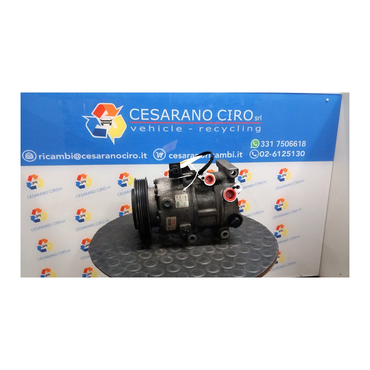 COMPRESSORE A/C 021 KIA CARENS 3A SERIE (04/13-01/17) D4FD 97701A4500