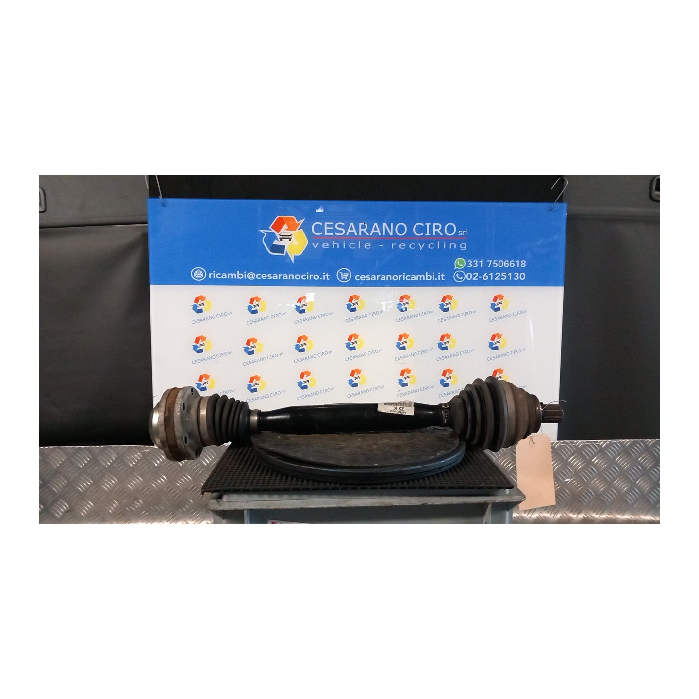 SEMIALBERO ANT. COMPL. SX. 035 AUDI TT (8J) (07/06-05/10) CCZ 8J0407271N