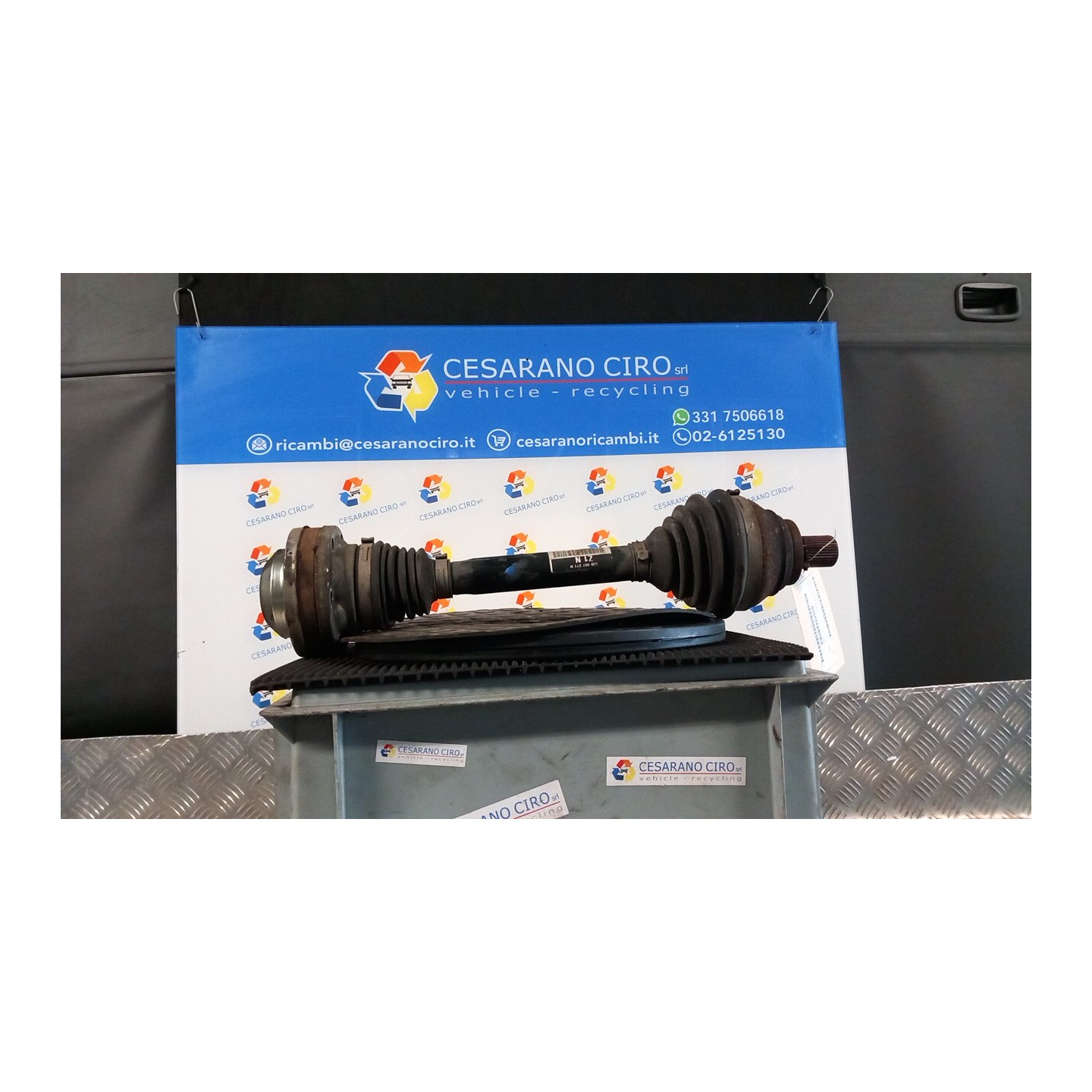 SEMIALBERO ANT. COMPL. SX. 036 AUDI TT (8J) (07/06-05/10) CCZ 8J0407761E