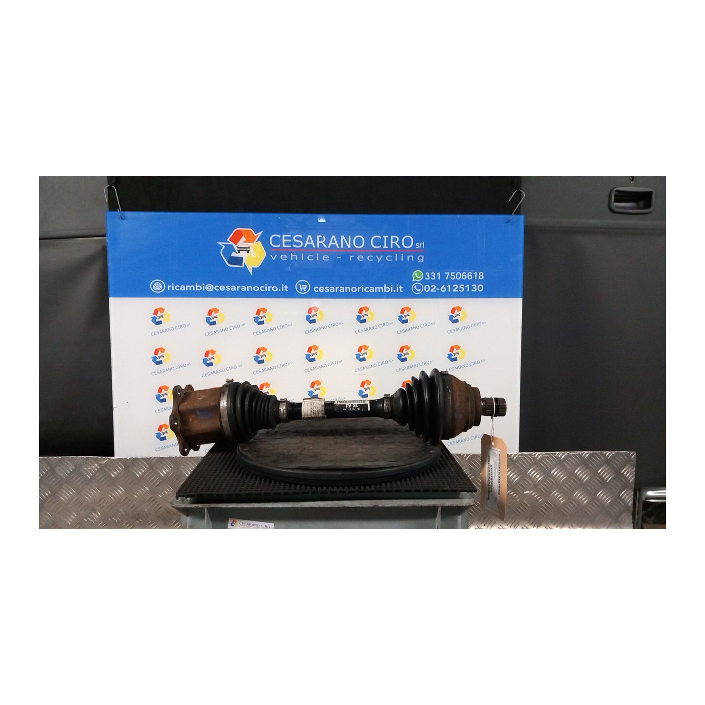 SEMIALBERO ANT. COMPL. DX. 016 VOLKSWAGEN TOURAN (1T) (02/03-11/10) BKC 1K0407272DN