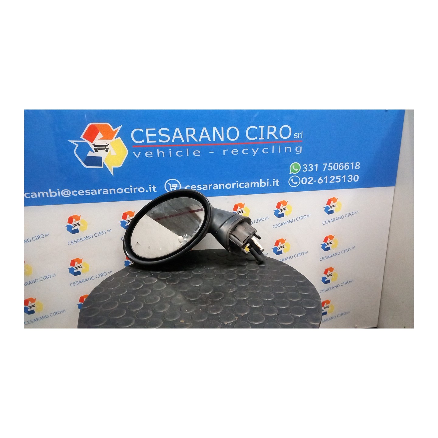 RETROVISORE EST. REGOLAZ. ELETTR. SX. 025 MINI MINI (R50/R53) (07/01-07/06) W10B16A 51167192469