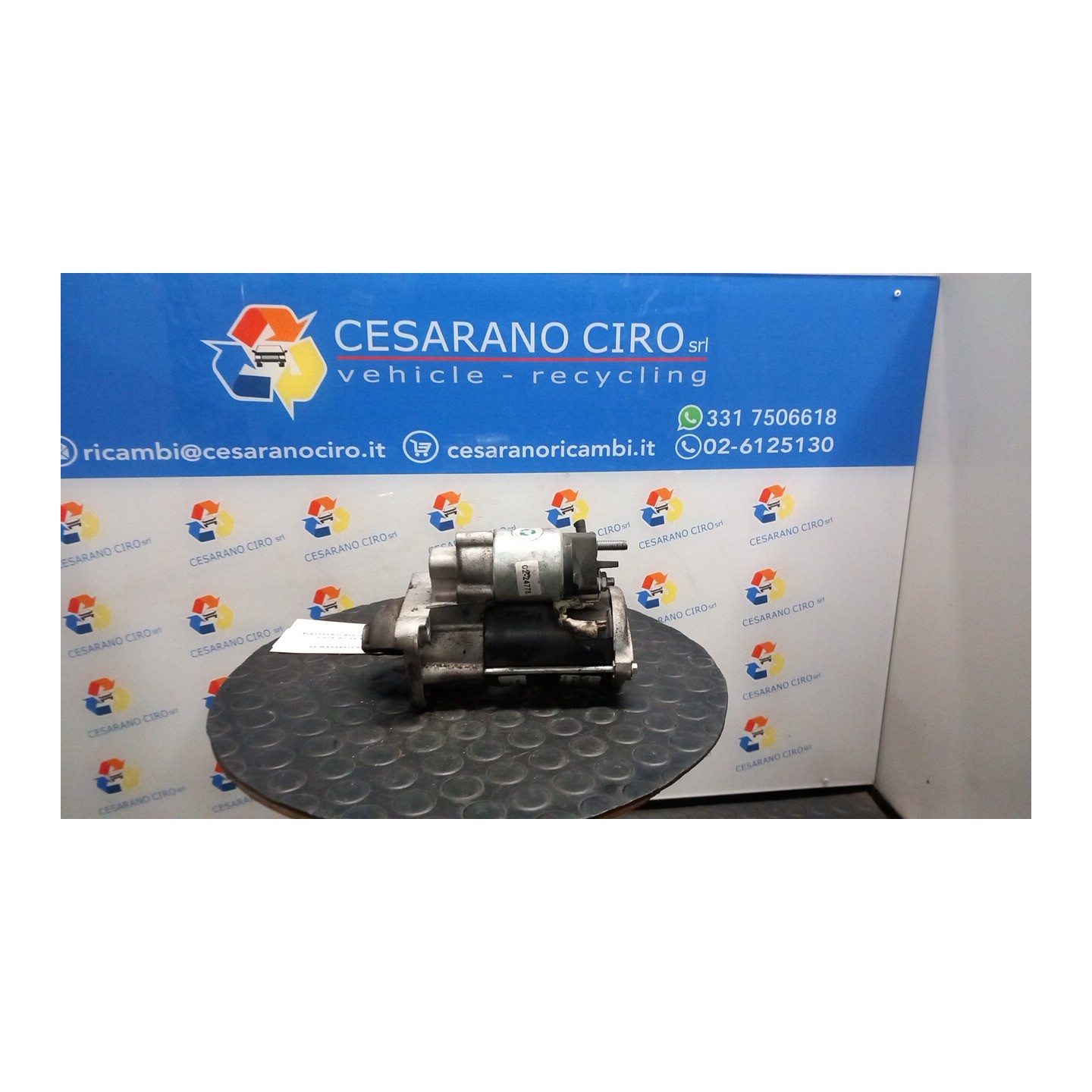 MOTORINO AVVIAMENTO PUNZONATURA.=0001170647 030 DACIA LOGAN (10/16-08/21) K9KU8 233003759R