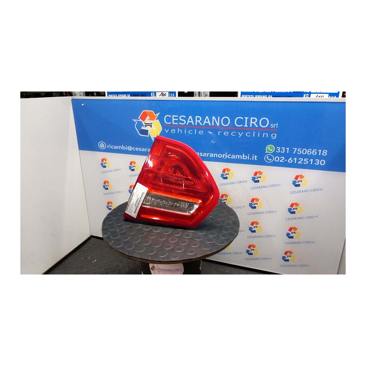 FANALE POST. PARTE INT. DX. 060 CITROEN C4 PICASSO (09/06-08/13) 5FW 6351LR