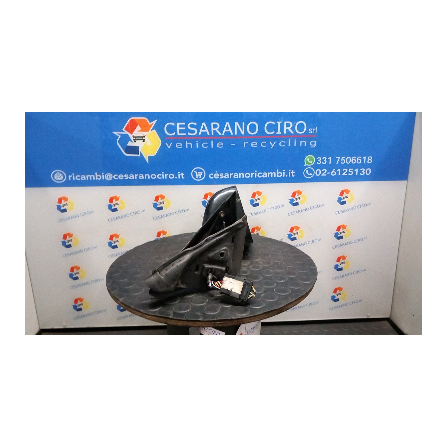 RETROVISORE EST. REGOLAZ. ELETTR. RIENTRABILE DX. 145 AUDI A3 (8L) (08/96-12/01) AGN 8L1858532AA3FZ