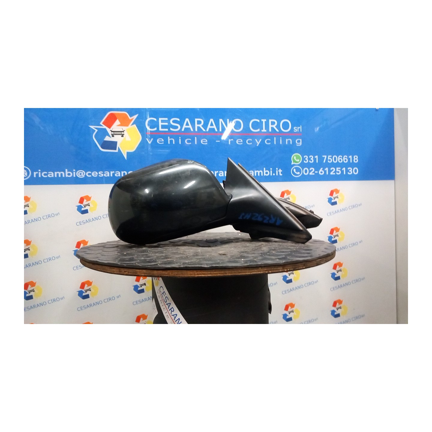 RETROVISORE EST. REGOLAZ. ELETTR. RIENTRABILE DX. 145 AUDI A3 (8L) (08/96-12/01) AGN 8L1858532AA3FZ