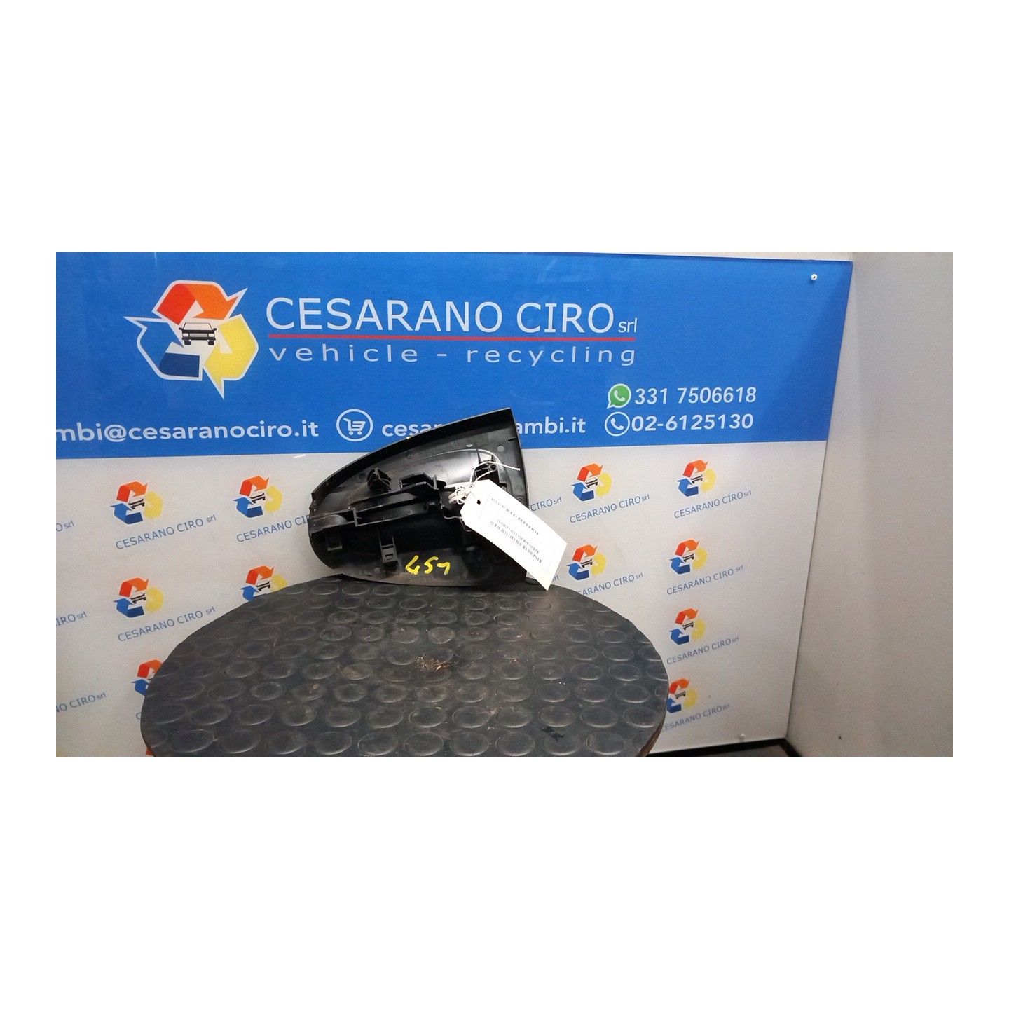 MANIGLIA PORTA ANT. DX. 001 SMART FORTWO (A/C451) (01/07-12/11) 3B21 A4517200275C22A