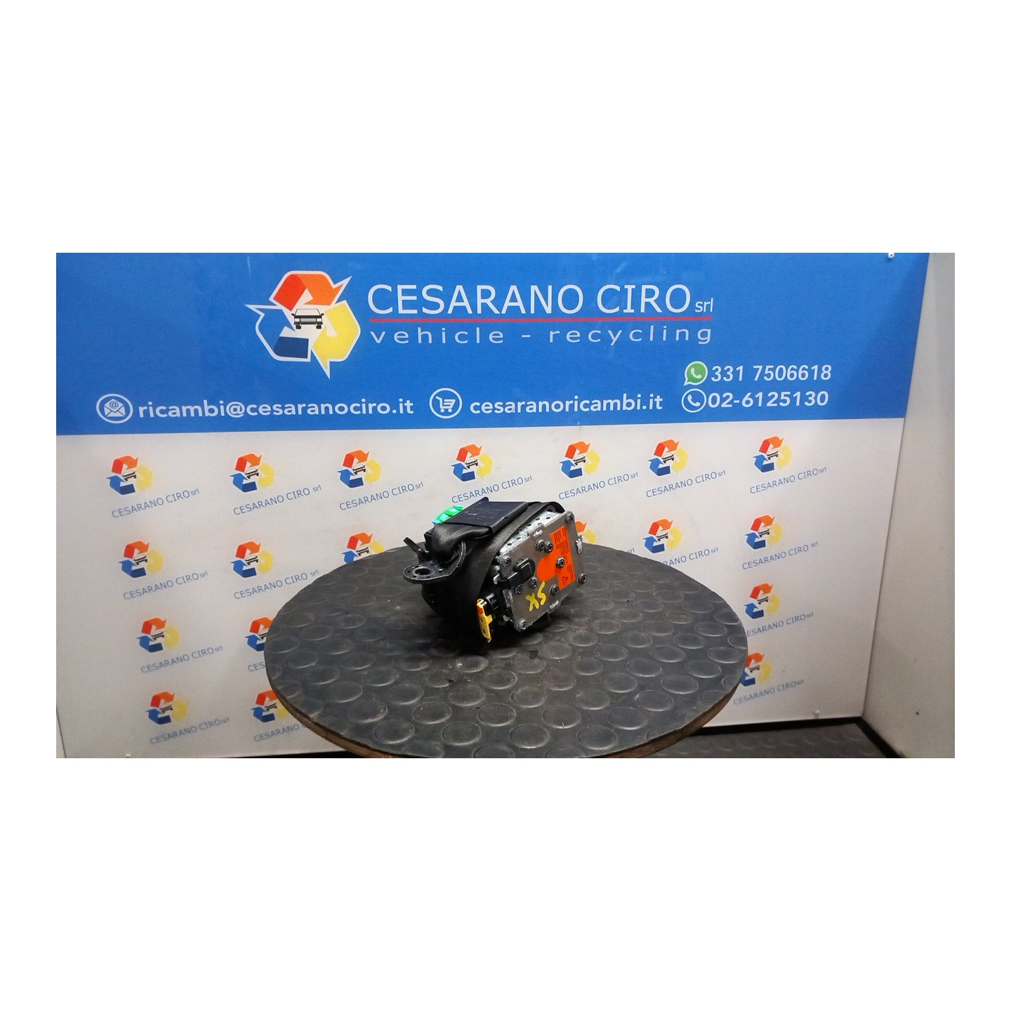 CINTURA DI SICUREZZA ANT. SX. 020 AUDI TT (8J) (07/06-05/10) CCZ 8J8857705FV04