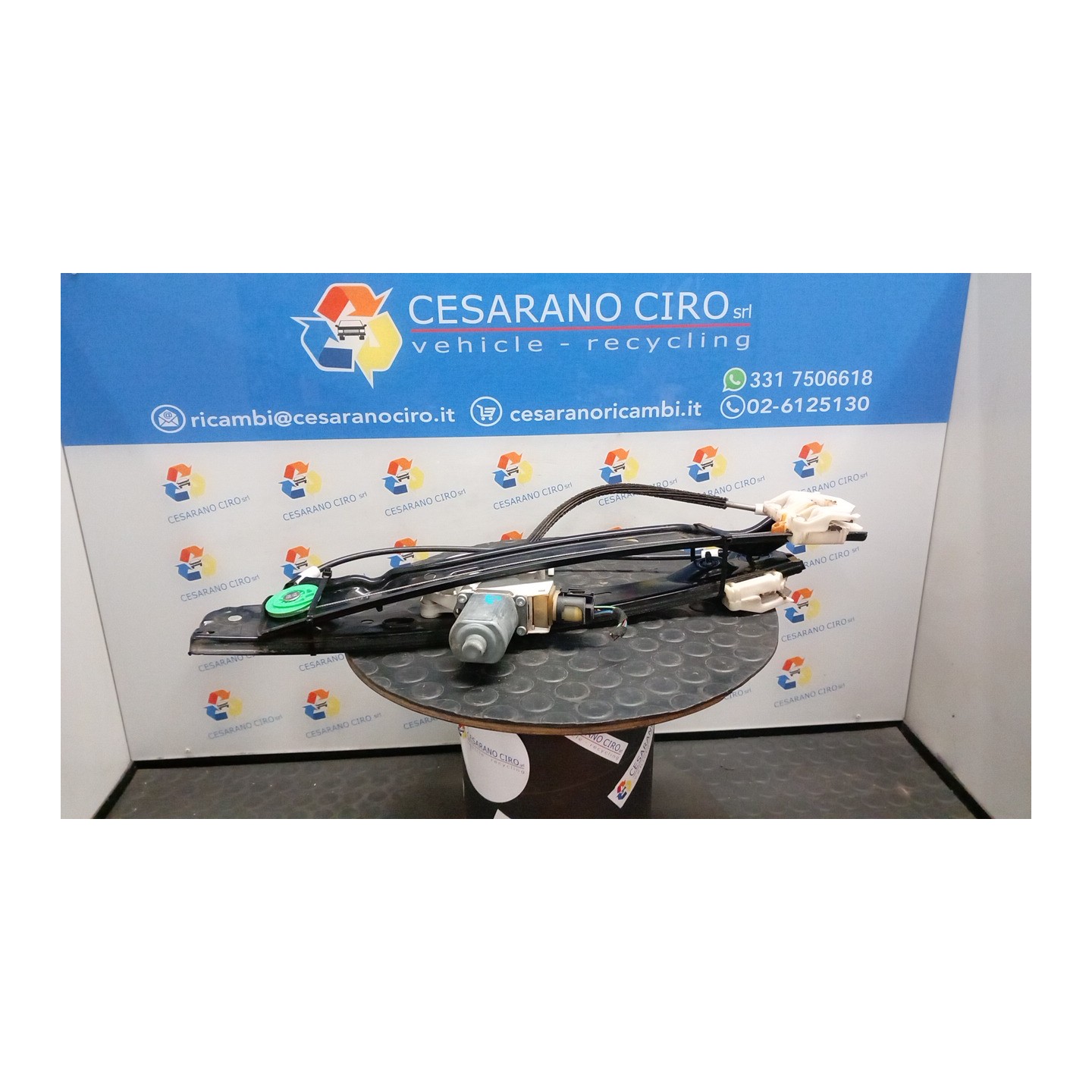 ALZACRISTALLO ELETTR. PORTA ANT. SX. 033 BMW SERIE 3 (E90/E91) (02/05-12/11 N47D20A 51337140587