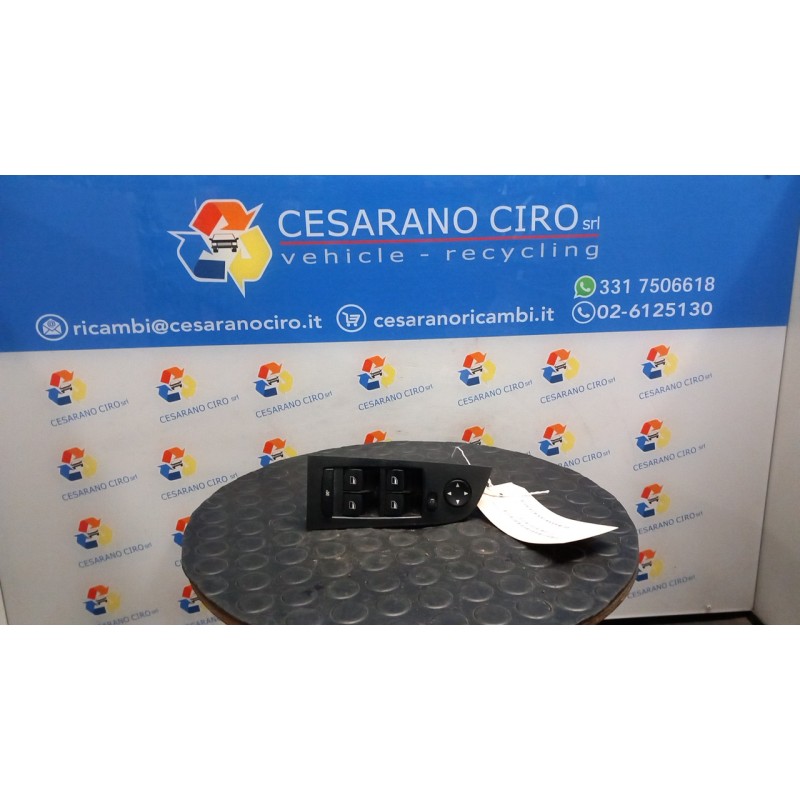 INTERRUTTORE ALZACRISTALLI PORTA ANT. NERO SX. 034 BMW SERIE 3 (E90/E91) (02/05-12/11 N47D20A 61319217332