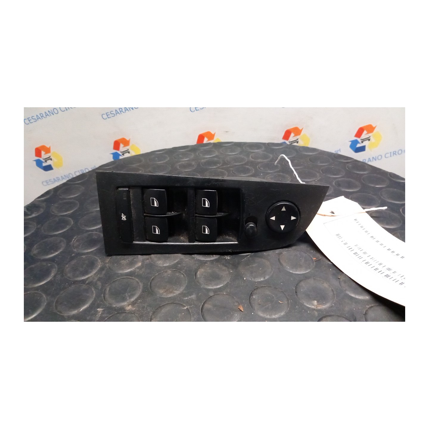 INTERRUTTORE ALZACRISTALLI PORTA ANT. NERO SX. 034 BMW SERIE 3 (E90/E91) (02/05-12/11 N47D20A 61319217332