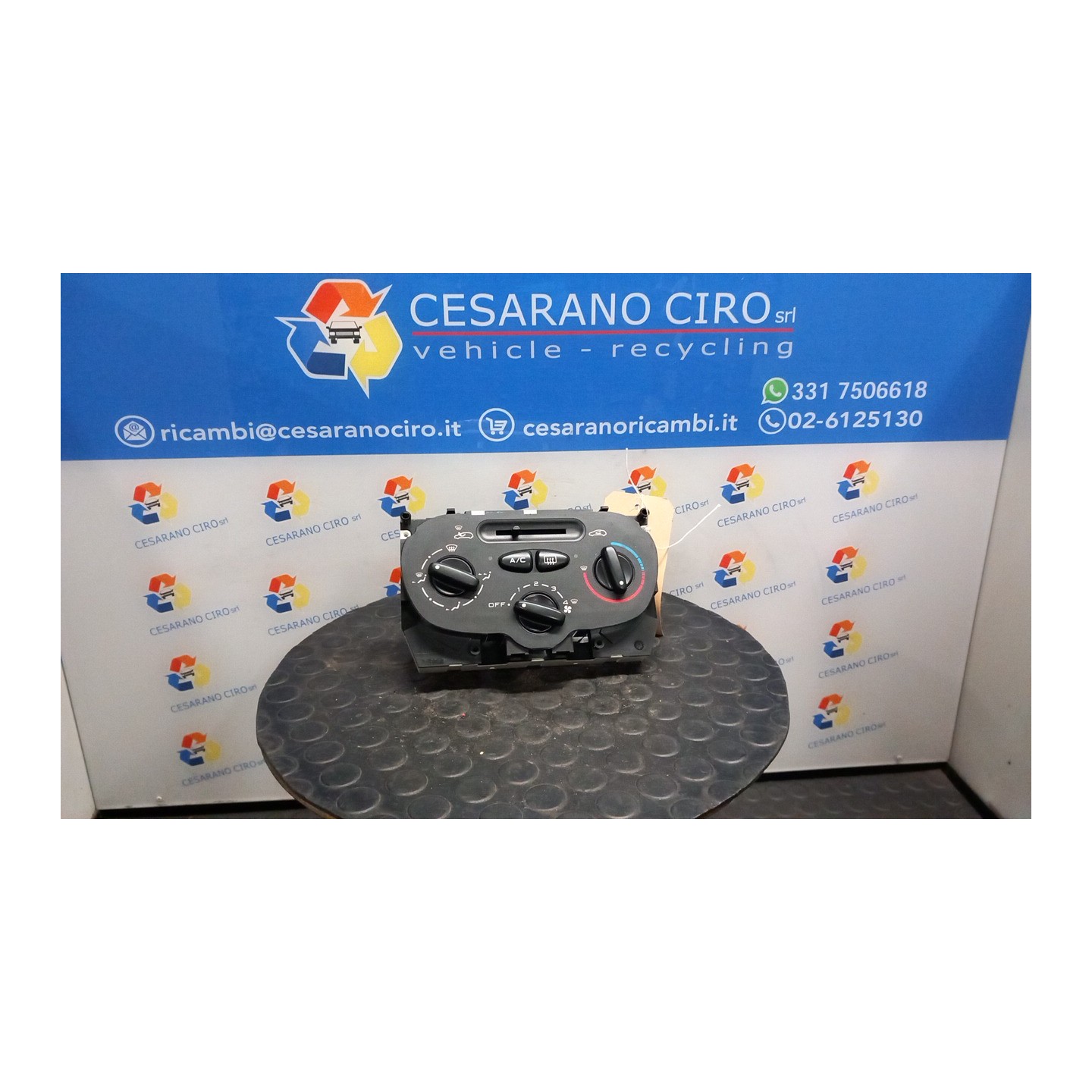 BLOCCO COMANDO CLIMATIZZAZIONE 101 PEUGEOT 206 PLUS (02/09-) HFV 6451VG