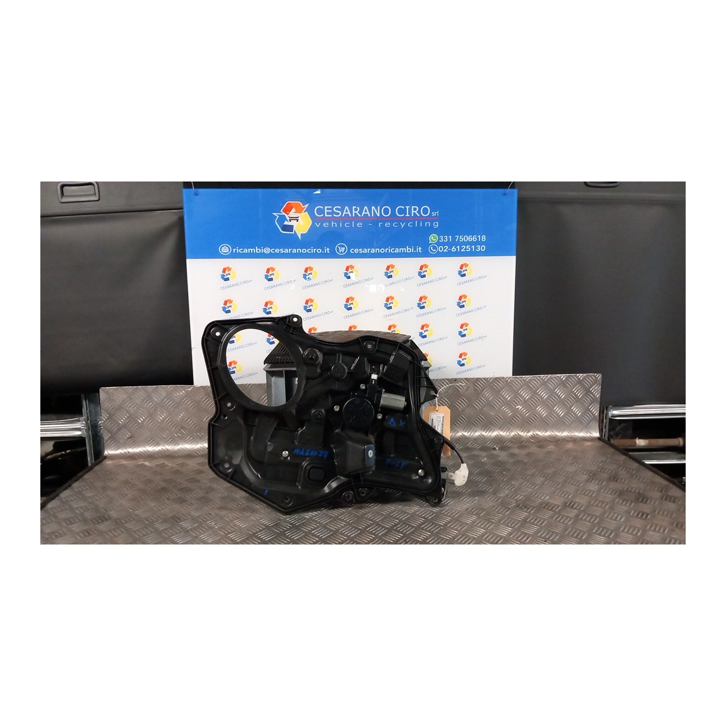 ALZACRISTALLO PORTA POST. DX. 012 MAZDA MAZDA 3 (03/09-) Z6 BBP272560