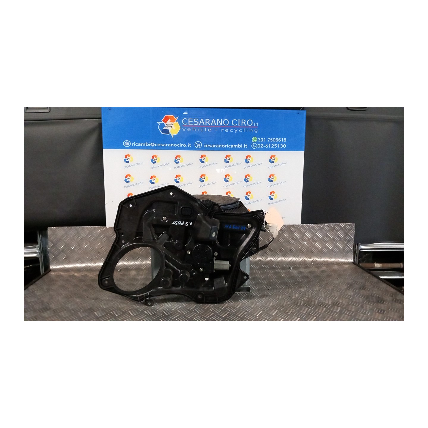 ALZACRISTALLO PORTA POST. SX. 013 MAZDA MAZDA 3 (03/09-) Z6 BBP273560