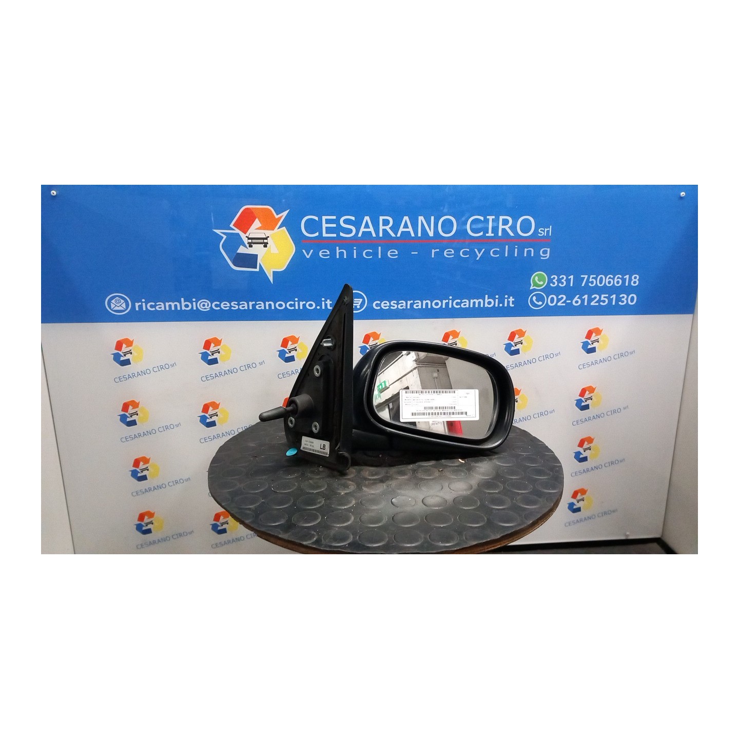 RETROVISORE EST. REGOLAZ. MANUALE DX. 022 NISSAN MICRA (K11E) (02/98-09/00) CG10 963015F310