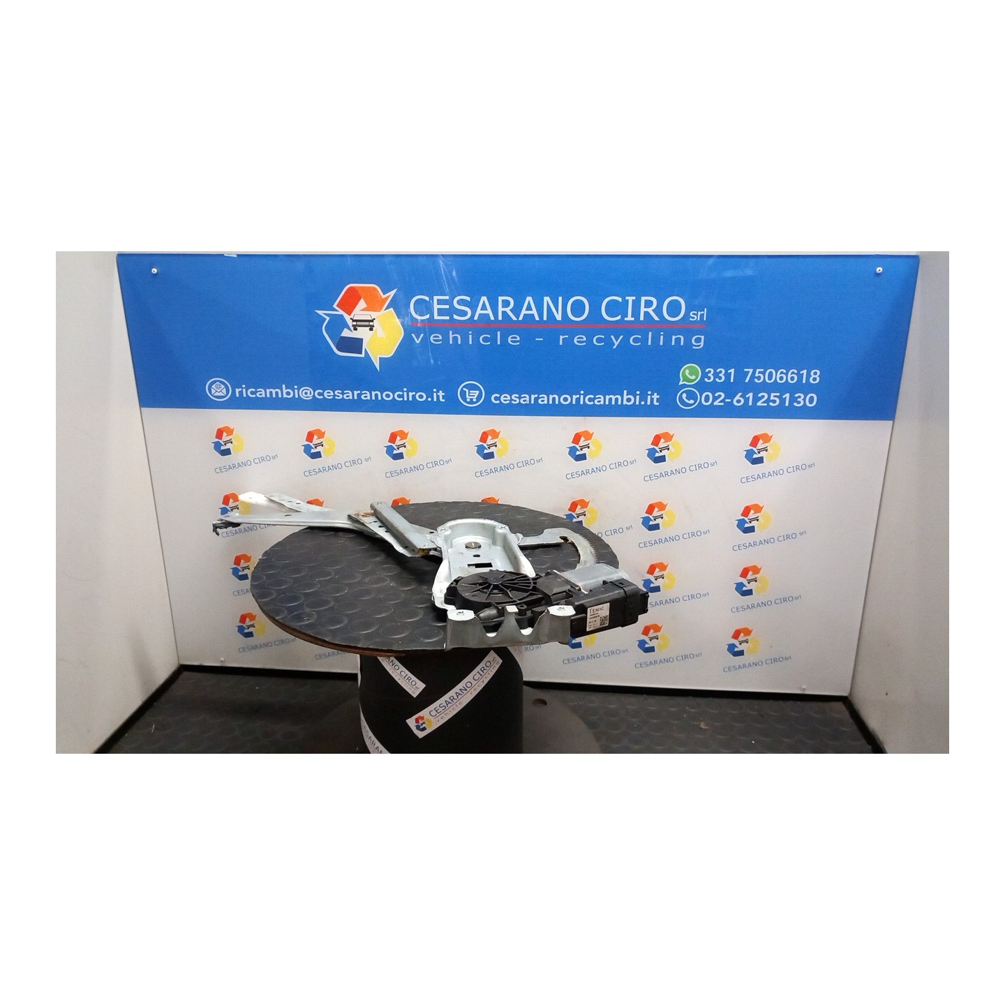 ALZACRISTALLO ELETTR. PORTA ANT. DX. 042 OPEL MERIVA (X03) (03/03-12/10) Z14XEP 93186831