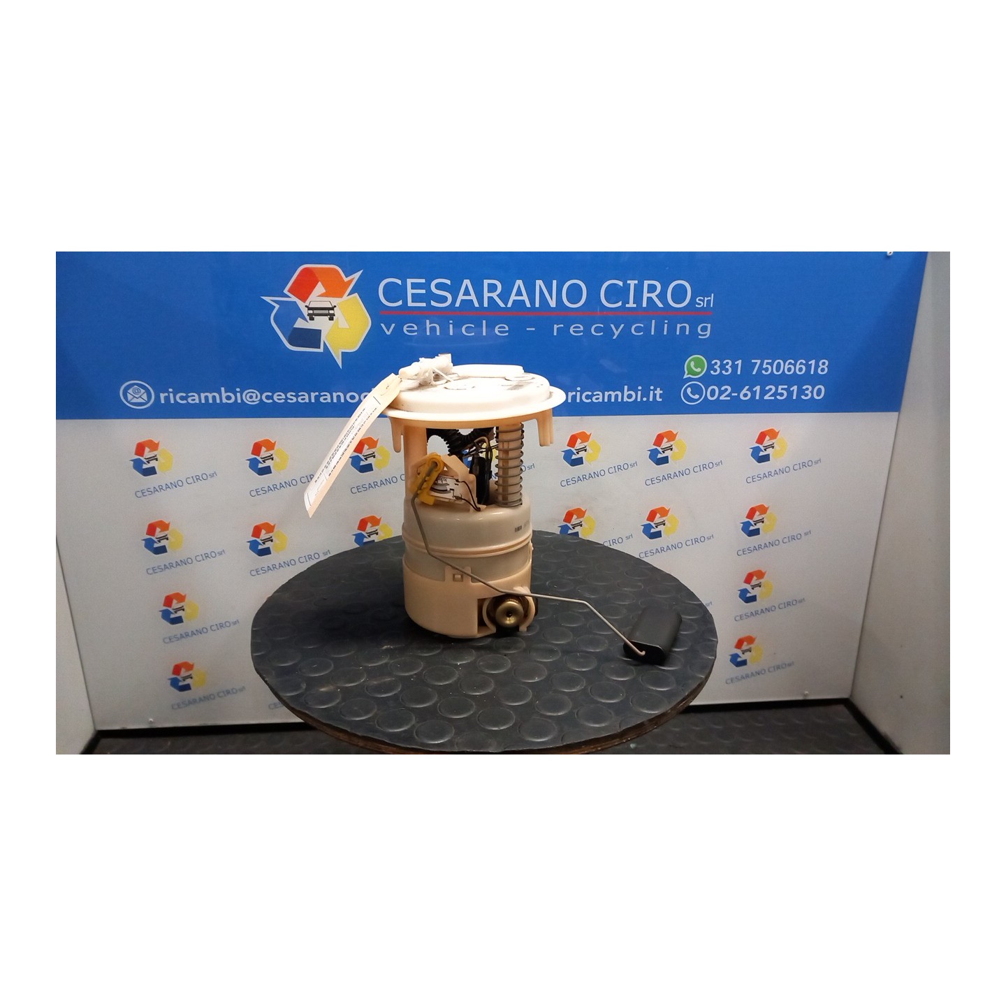 POMPA CARBURANTE C/TRASDUTTORE (GALLEGGIANTE) P/FILTRO CARBURANTE INTERNO 075 PEUGEOT 407 (03/04-03/12) 6FZ 9687218480