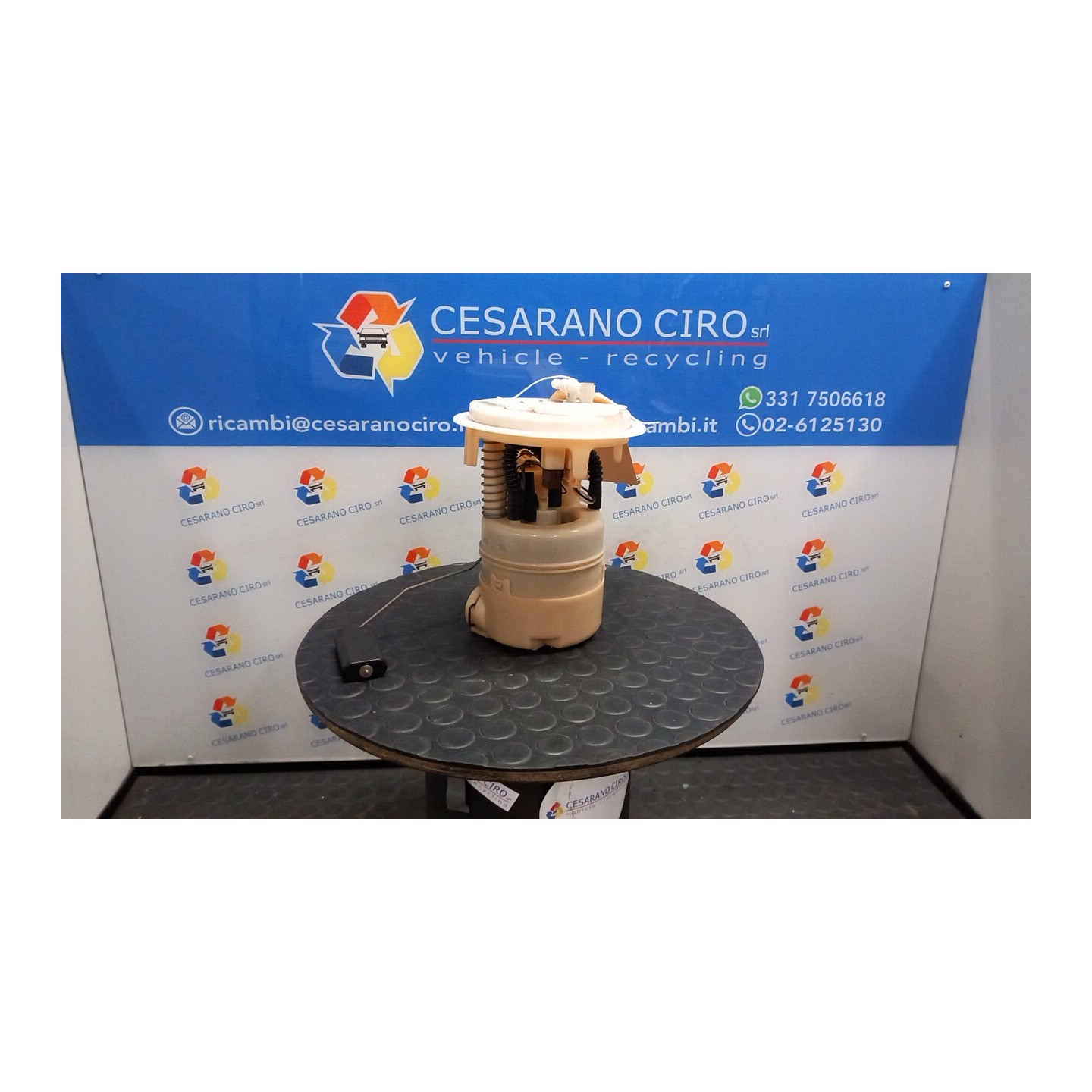 POMPA CARBURANTE C/TRASDUTTORE (GALLEGGIANTE) P/FILTRO CARBURANTE INTERNO 075 PEUGEOT 407 (03/04-03/12) 6FZ 9687218480