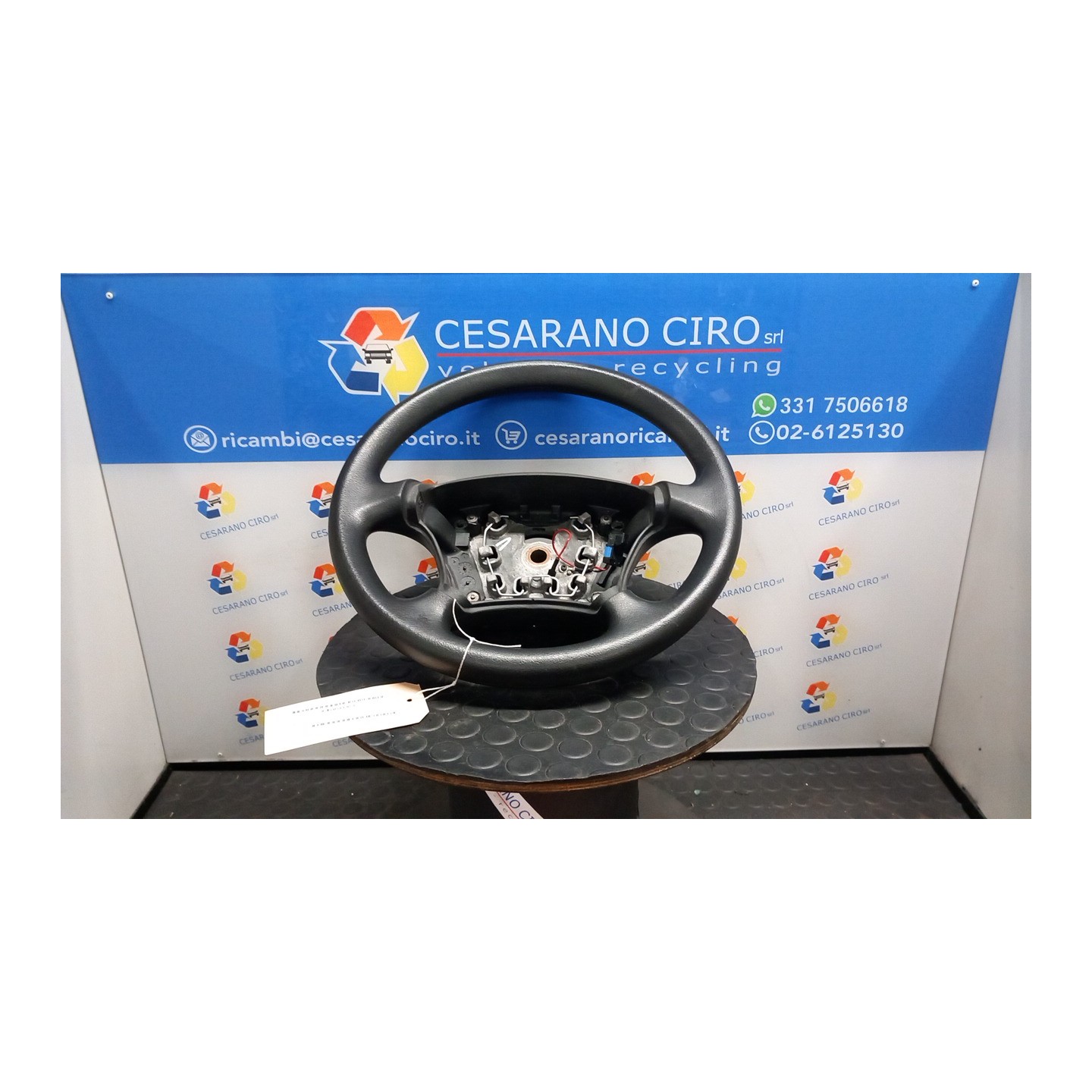 VOLANTE PELLE 4 RAZZE 078 PEUGEOT 407 (03/04-03/12) 6FZ 4109HT