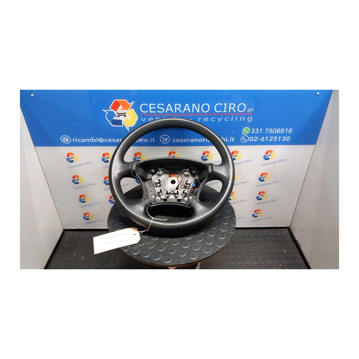 VOLANTE PELLE 4 RAZZE 078 PEUGEOT 407 (03/04-03/12) 6FZ 4109HT