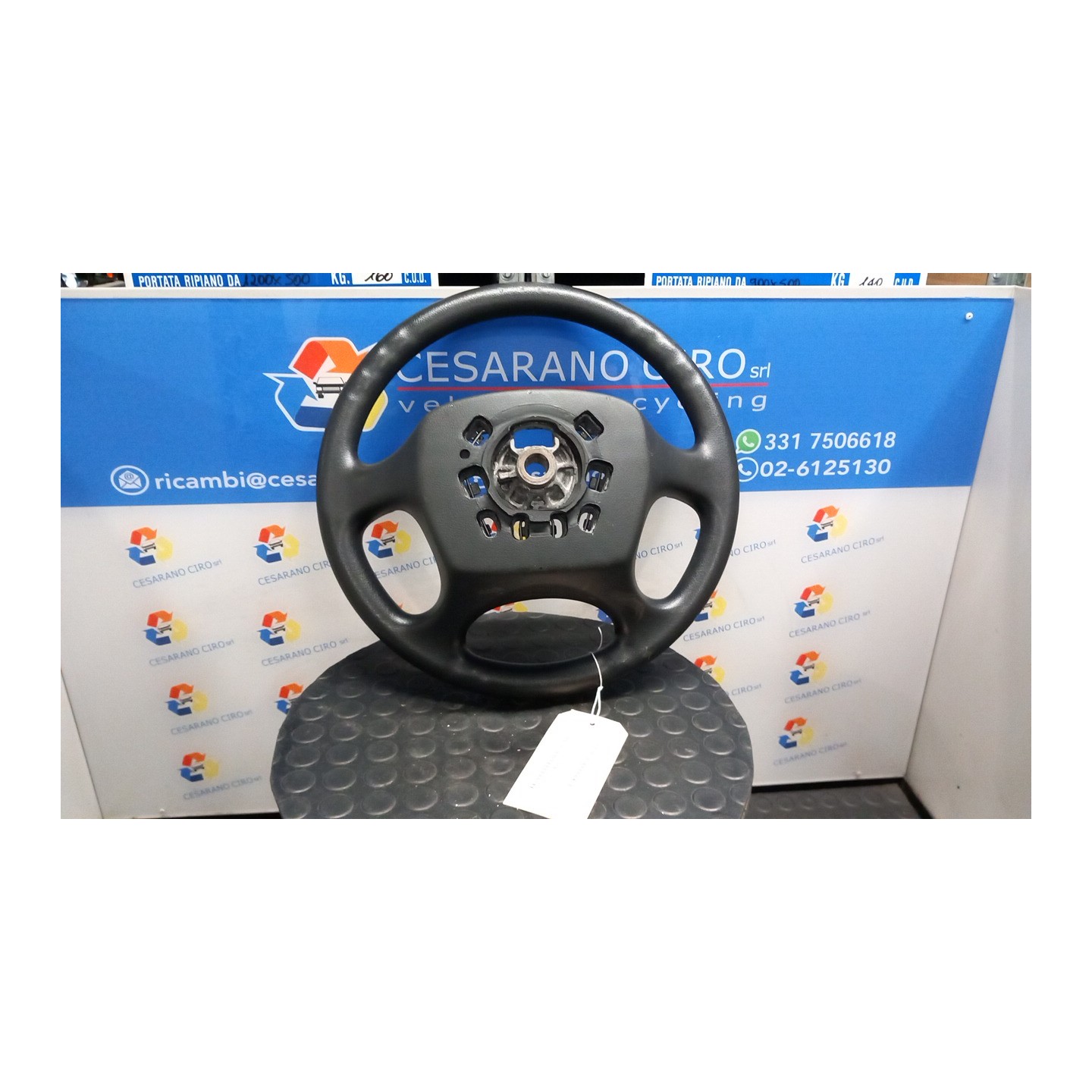 VOLANTE PELLE 4 RAZZE 078 PEUGEOT 407 (03/04-03/12) 6FZ 4109HT