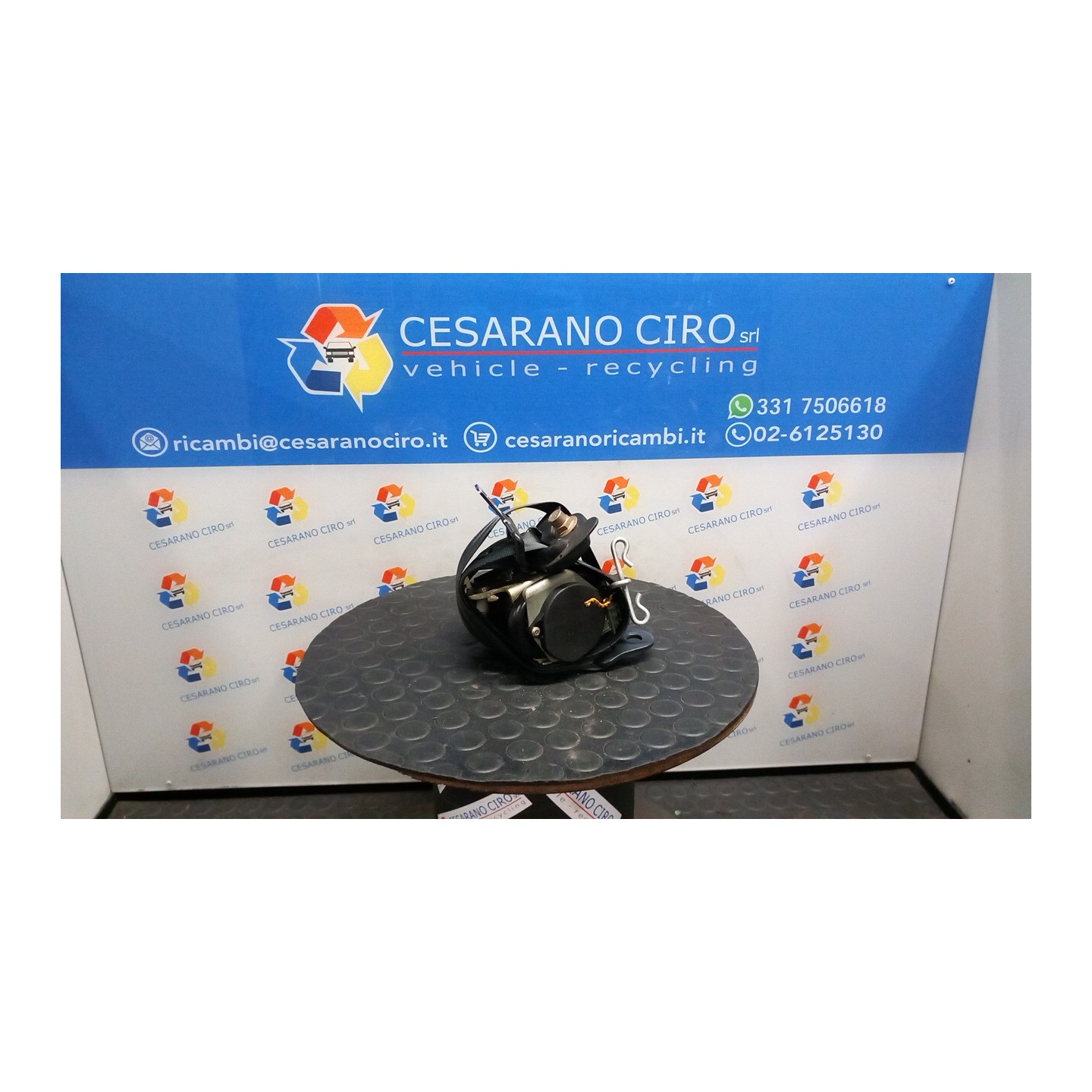 CINTURA DI SICUREZZA ANT. SX. 086 PEUGEOT 407 (03/04-03/12) 6FZ 8974HG