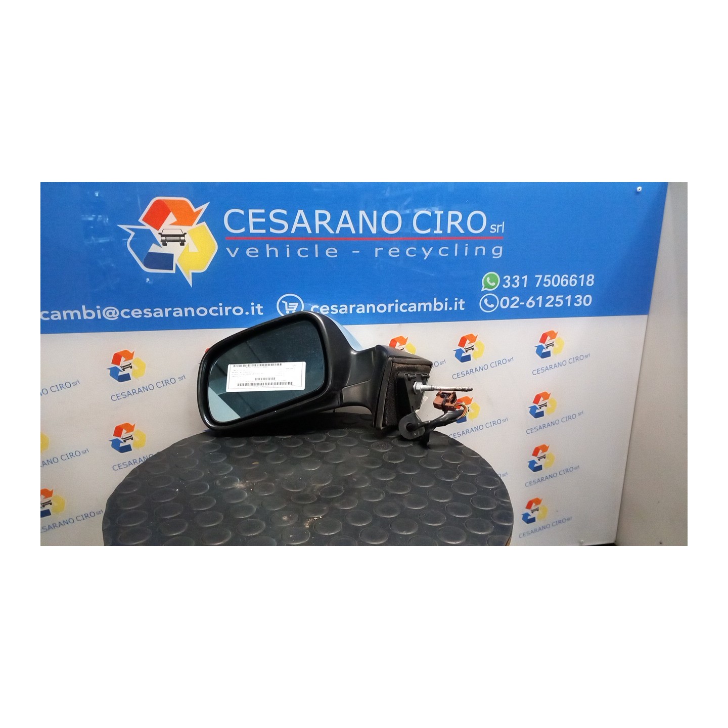 RETROVISORE EST. RIBALTABILE ELETTRIC. SX. 087 PEUGEOT 407 (03/04-03/12) 6FZ 8149VG