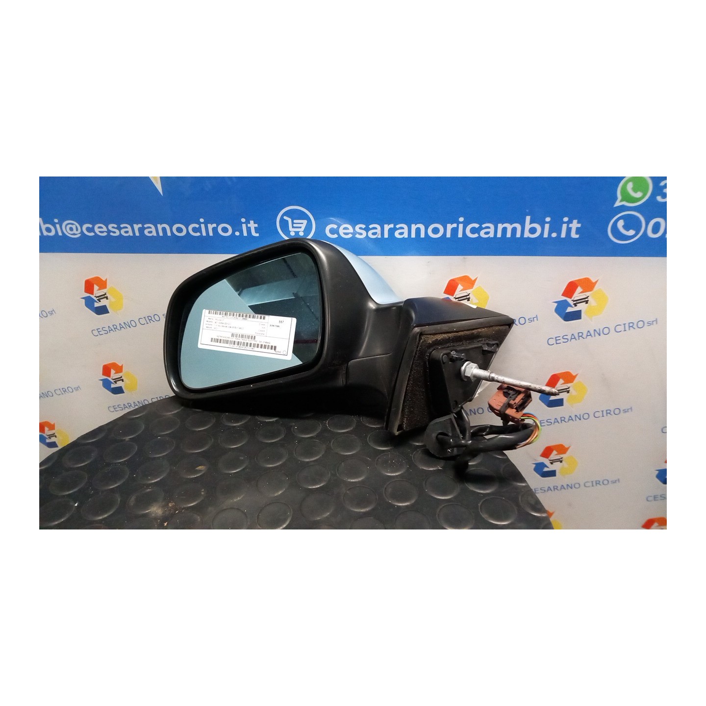 RETROVISORE EST. RIBALTABILE ELETTRIC. SX. 087 PEUGEOT 407 (03/04-03/12) 6FZ 8149VG