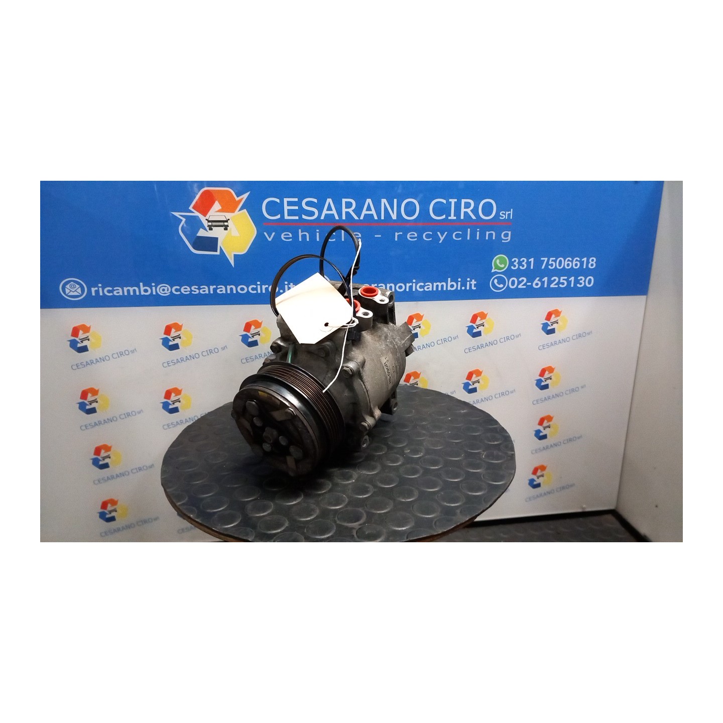 COMPRESSORE A/C 01-04- 131 HONDA JAZZ 1A SERIE (11/02-10/08) L12A1 38810PWAJ02