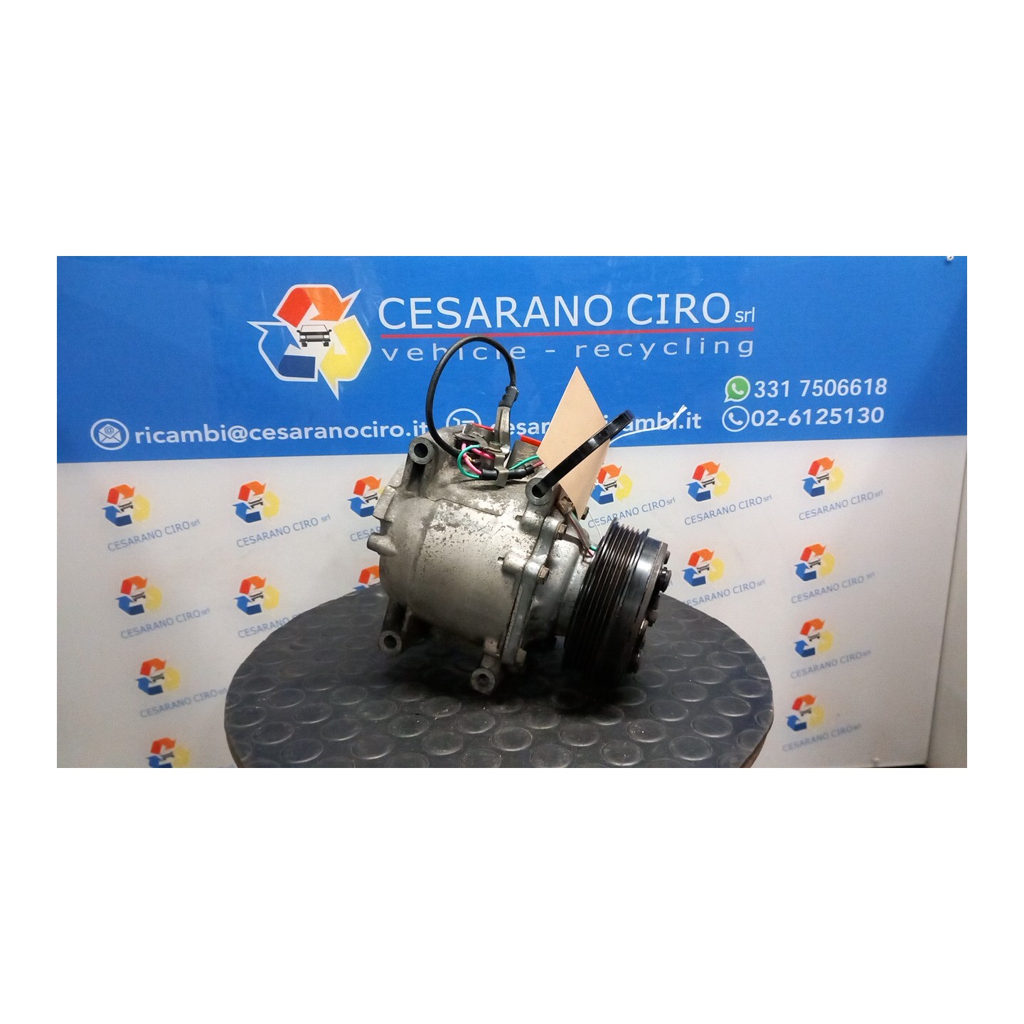 COMPRESSORE A/C 01-04- 131 HONDA JAZZ 1A SERIE (11/02-10/08) L12A1 38810PWAJ02