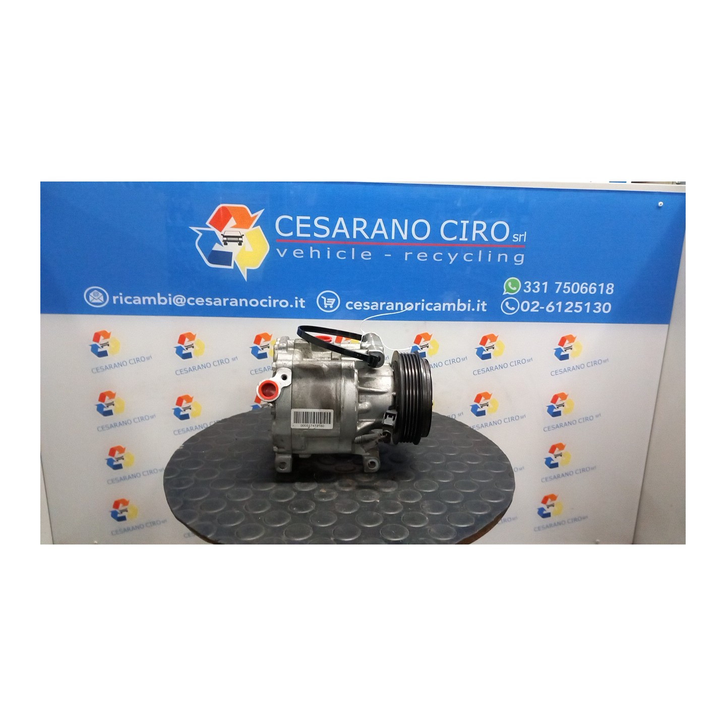 COMPRESSORE A/C 134 FIAT PANDA (33) (12/11-04/17) 169A4000 51747318