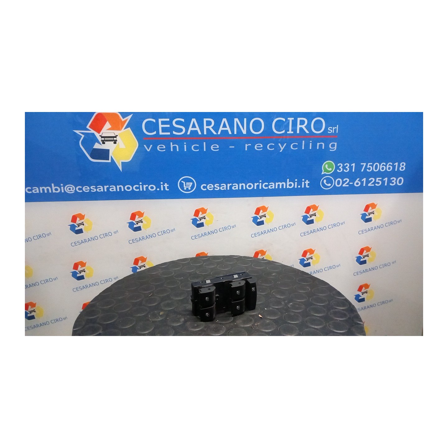 BLOCCO COMANDI ALZACRISTALLI C/CRISTALLI POST. ELET. 001 OPEL MOKKA (09/12-12/16) A14NET 13305011