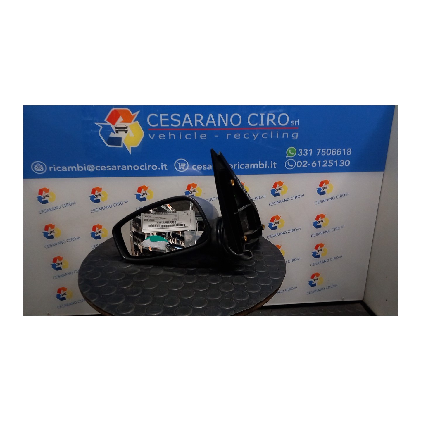 RETROVISORE EST. TERMICO REGOLAZ. EL SX. 010 FIAT STILO (2C) (09/01-11/03) 182B6000 735359855