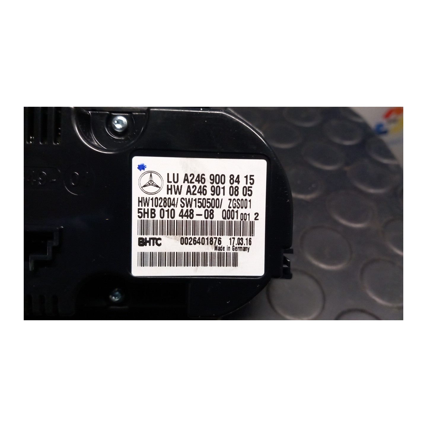 BLOCCO COMANDO CLIMATIZZAZIONE C/A/C AUT. 022 MERCEDES-BENZ CLASSE A (W176) (07/15-12/18) 270920 A2469008415