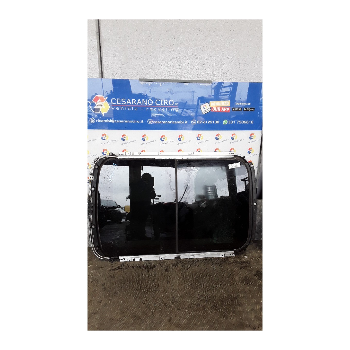 TELAIO C/CRISTALLO TETTO PANORAMICO 080 MINI MINI CLUBMAN (R55) (09/07-08/1 N12B16A 54107355233