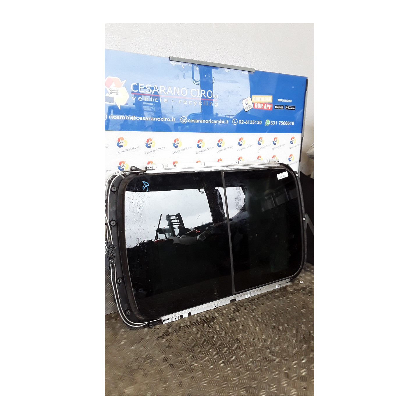 TELAIO C/CRISTALLO TETTO PANORAMICO 080 MINI MINI CLUBMAN (R55) (09/07-08/1 N12B16A 54107355233