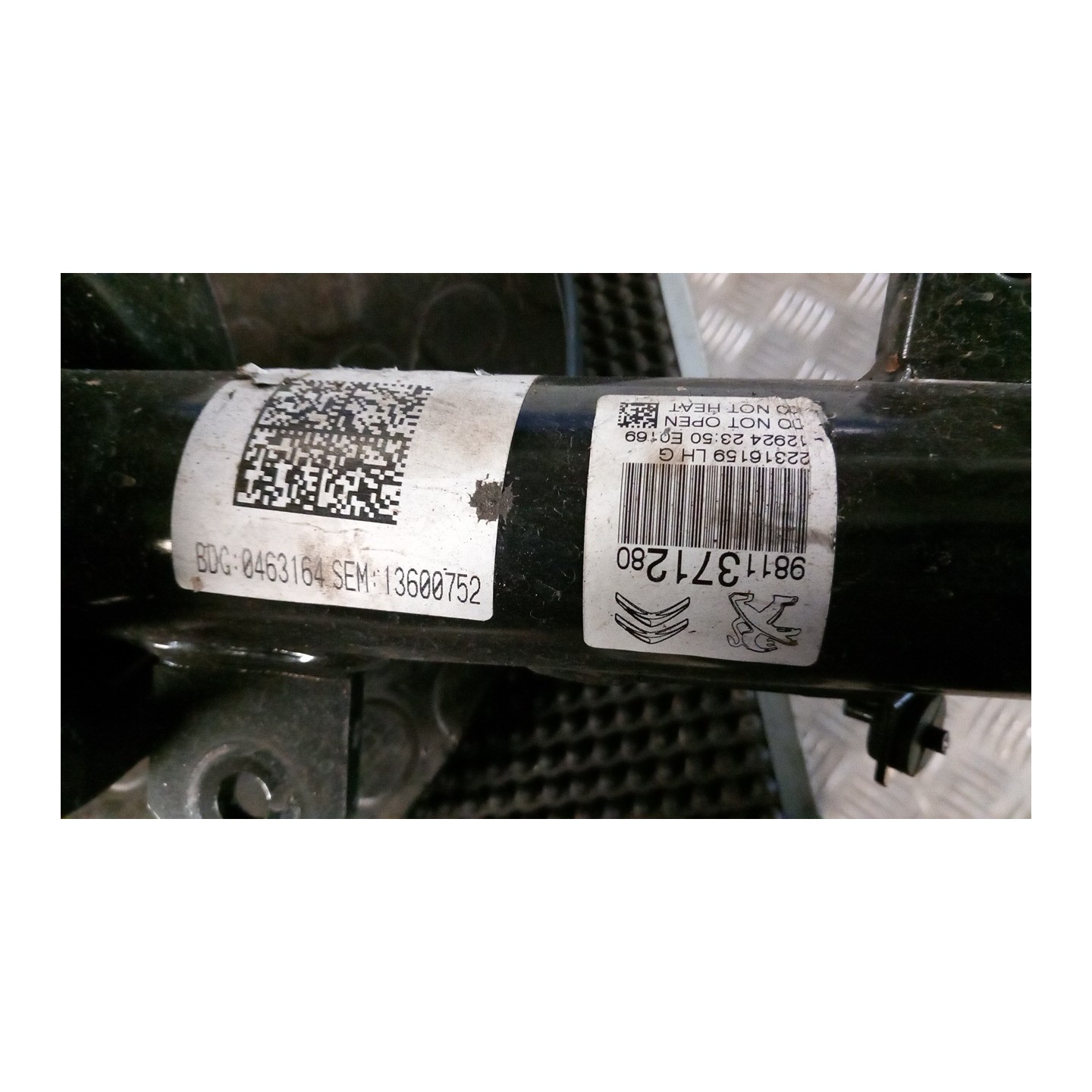 AMMORTIZZATORE ANT. P/COLLEG.SUOLO LEGGE 1 SX. 093 CITROEN C3 3A SERIE (B618) (03/20-) HM05 9811371280