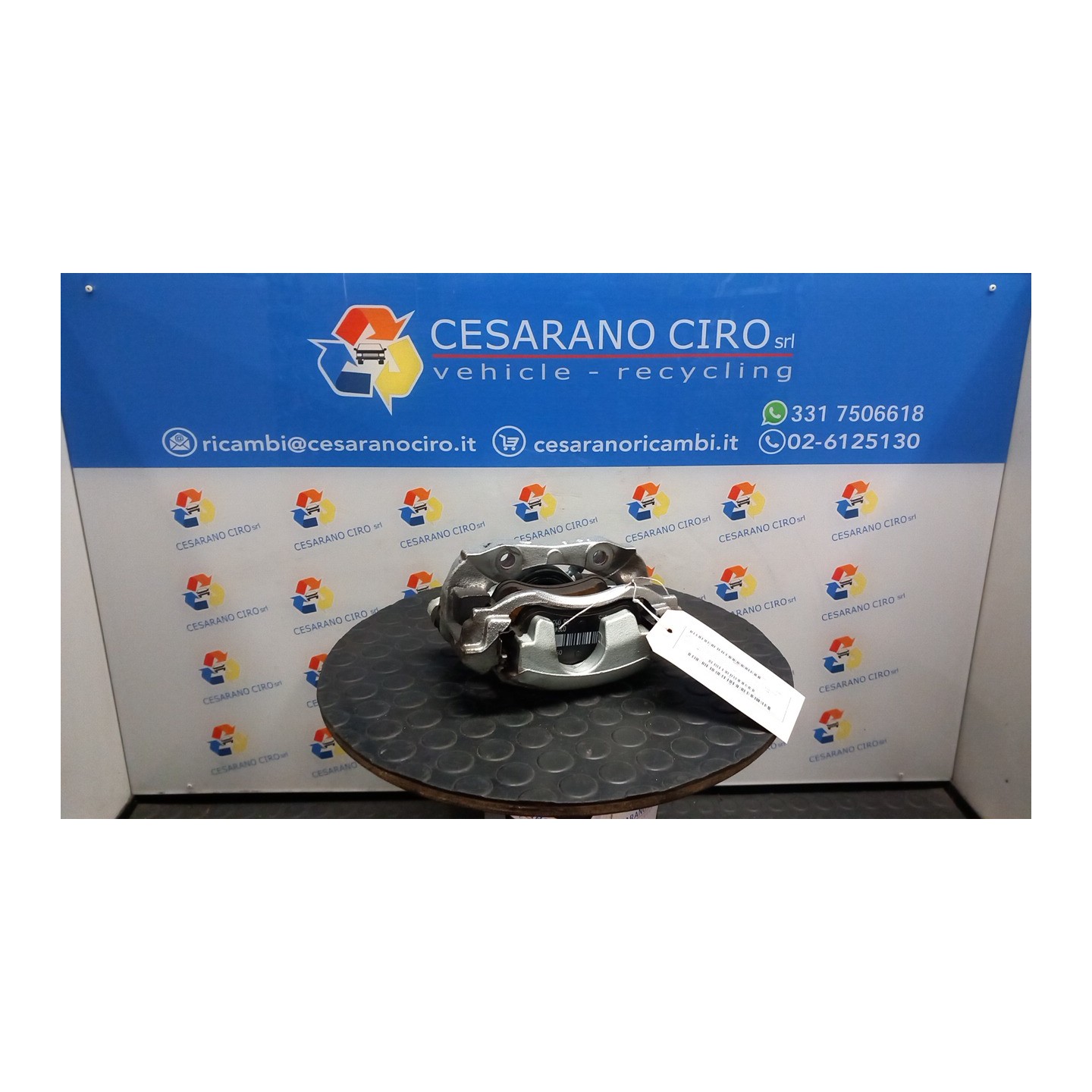 PINZA FRENO ANT. P/DIAM.266 SP.22 DX. 097 CITROEN C3 3A SERIE (B618) (03/20-) HM05 1617292180