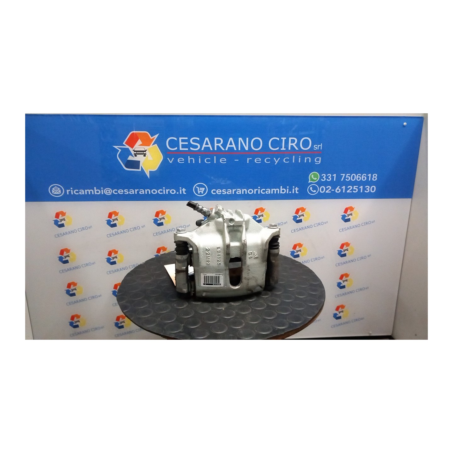 PINZA FRENO ANT. P/DIAM.266 SP.22 DX. 097 CITROEN C3 3A SERIE (B618) (03/20-) HM05 1617292180