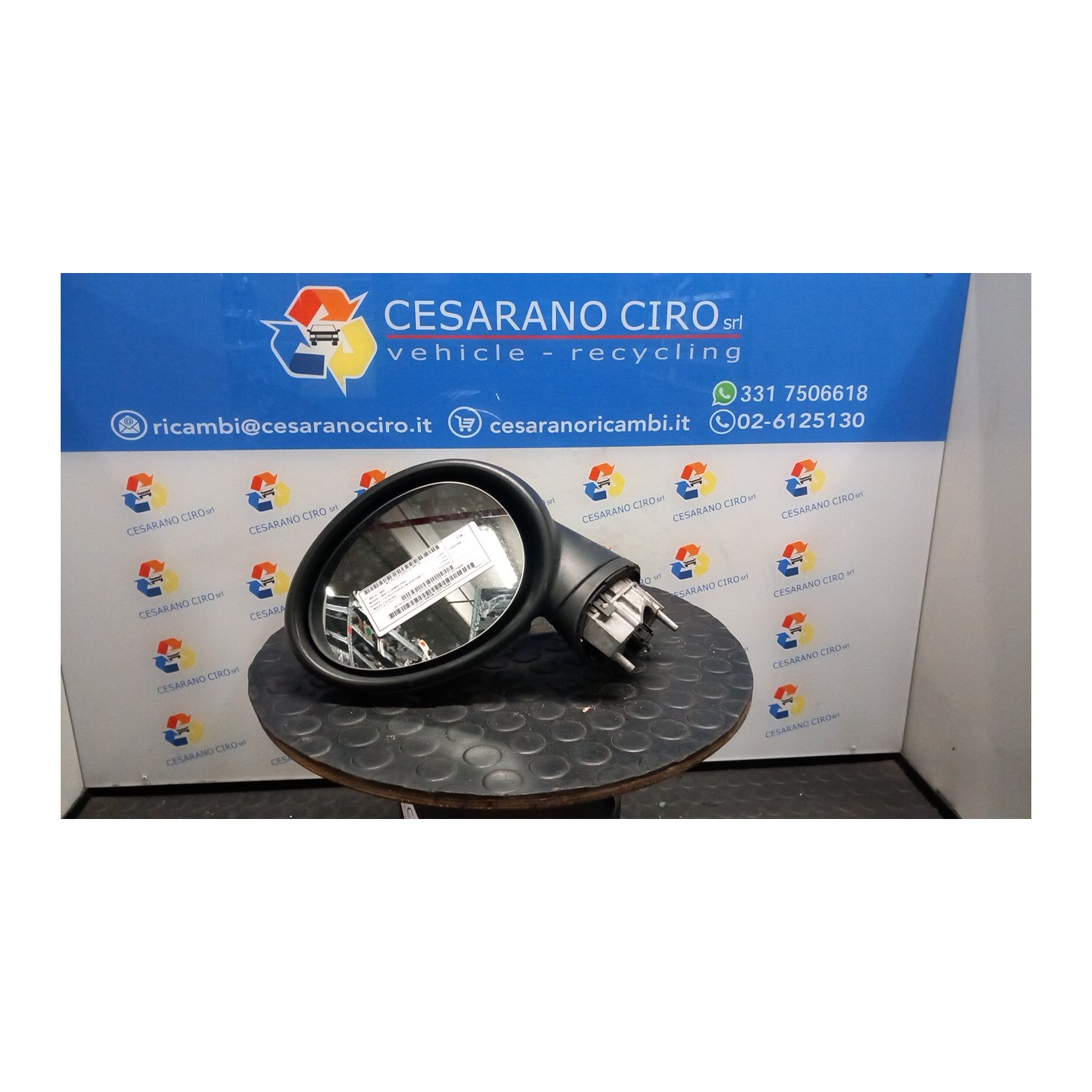 RETROVISORE EST. REGOLAZ. ELETTR. SX. 134 MINI MINI CLUBMAN (R55) (09/07-08/1 N12B16A 51162755635