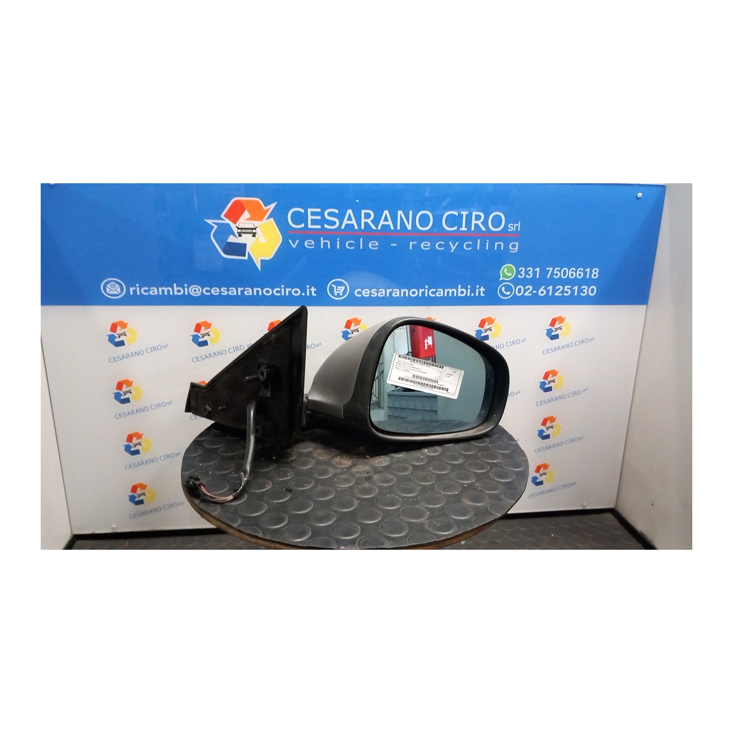 RETROVISORE EST. REGOLAZ. ELETTR. DX. 157 ALFA ROMEO MITO (X6) (06/08-06/11) 199A8000 156106550