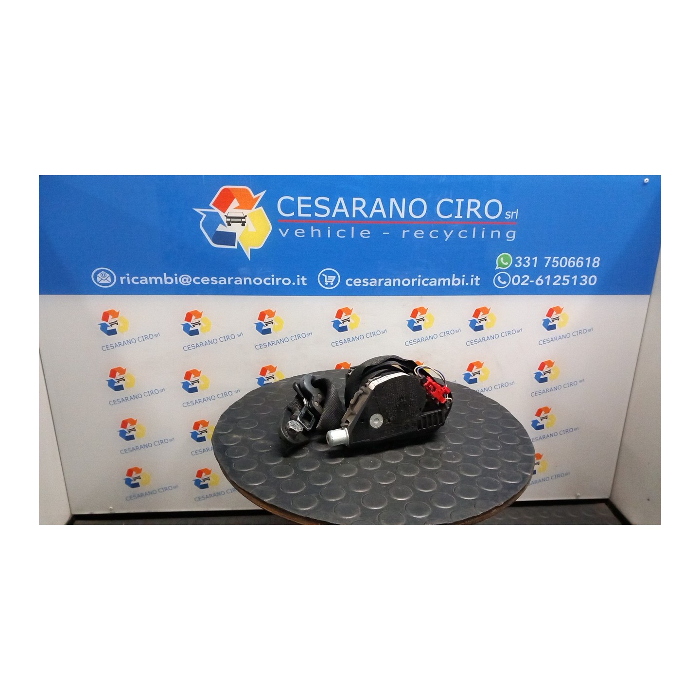 CINTURA DI SICUREZZA ANT. SX. 177 SMART FORTWO (A/C451) (01/07-12/11) 3B21 A4518600185C22A