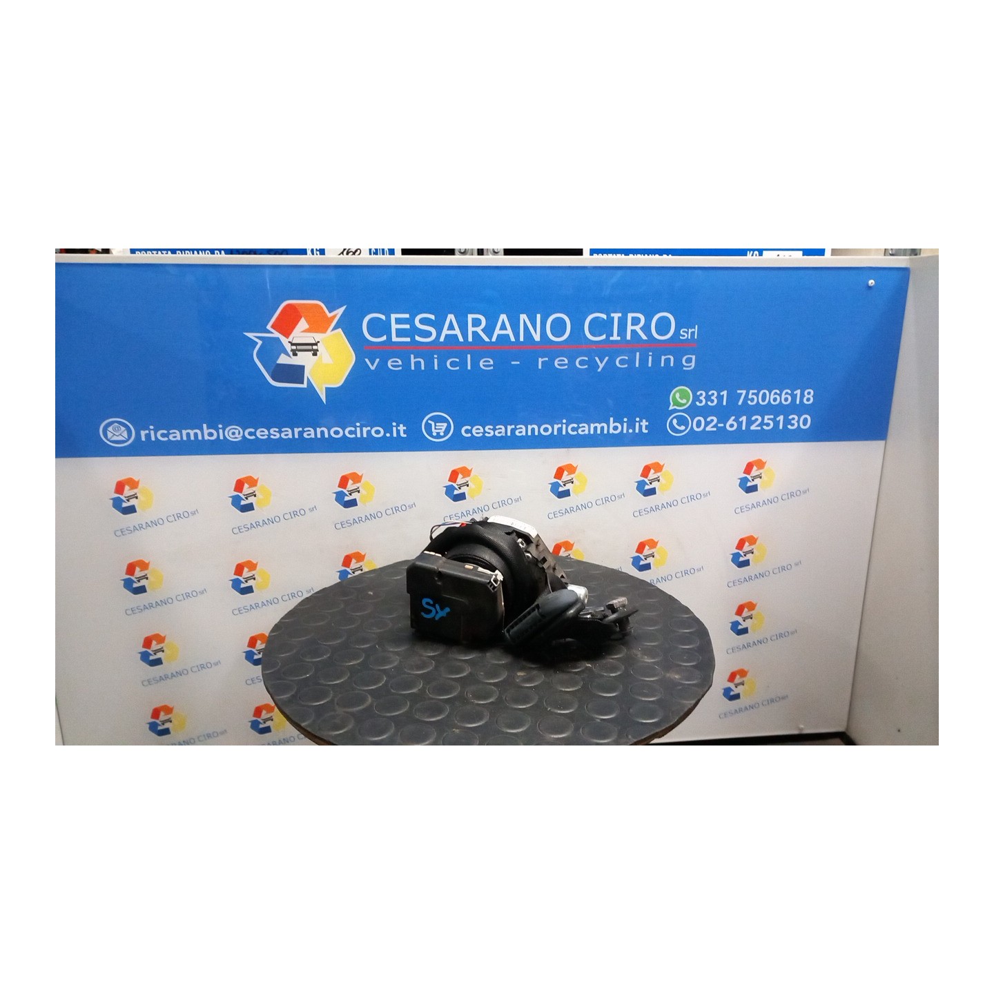 CINTURA DI SICUREZZA ANT. SX. 177 SMART FORTWO (A/C451) (01/07-12/11) 3B21 A4518600185C22A