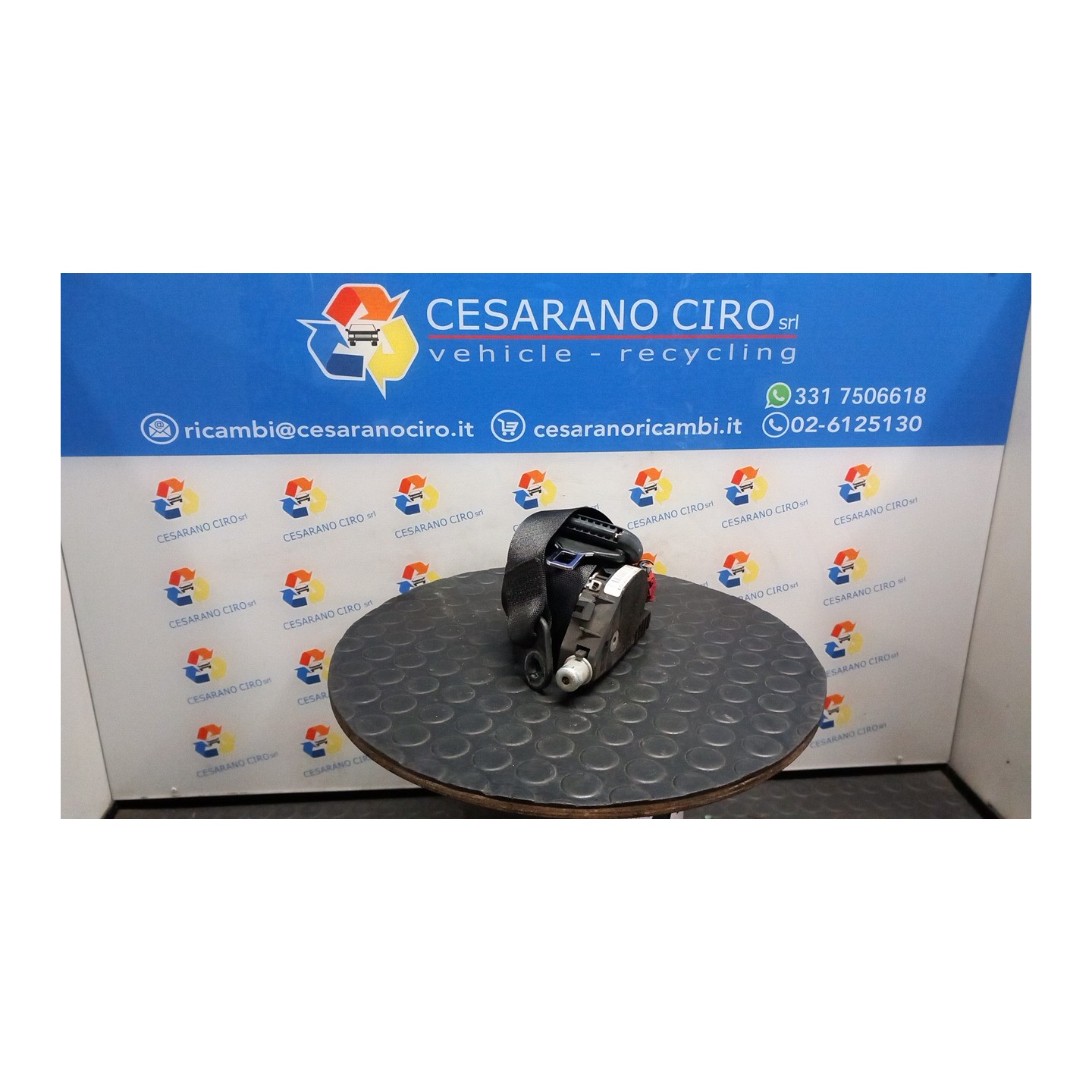 CINTURA DI SICUREZZA ANT. DX. 178 SMART FORTWO (A/C451) (01/07-12/11) 3B21 A4518600285C22A