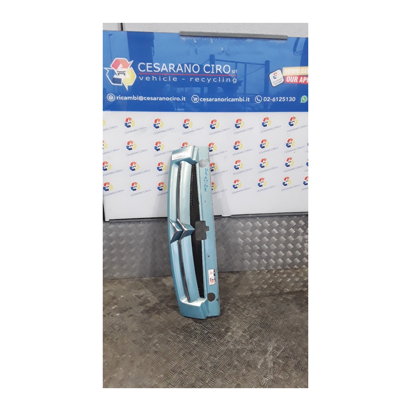 GRIGLIA PARAURTI ANT. 118 CITROEN BERLINGO (10/02-04/08) WJY 7414CT