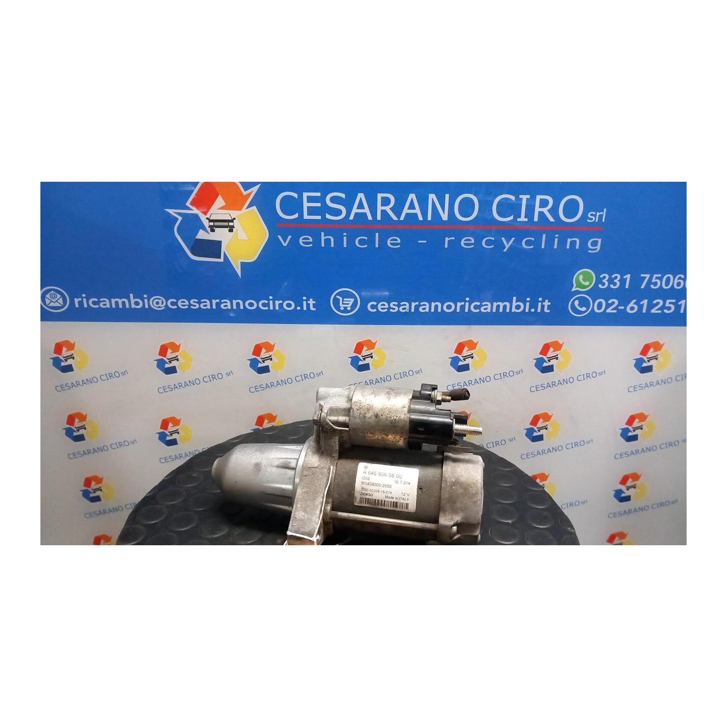 MOTORINO AVVIAMENTO DENSO 009 MERCEDES-BENZ CLASSE A (W176) (07/15-12/18) 270920 A6459060800