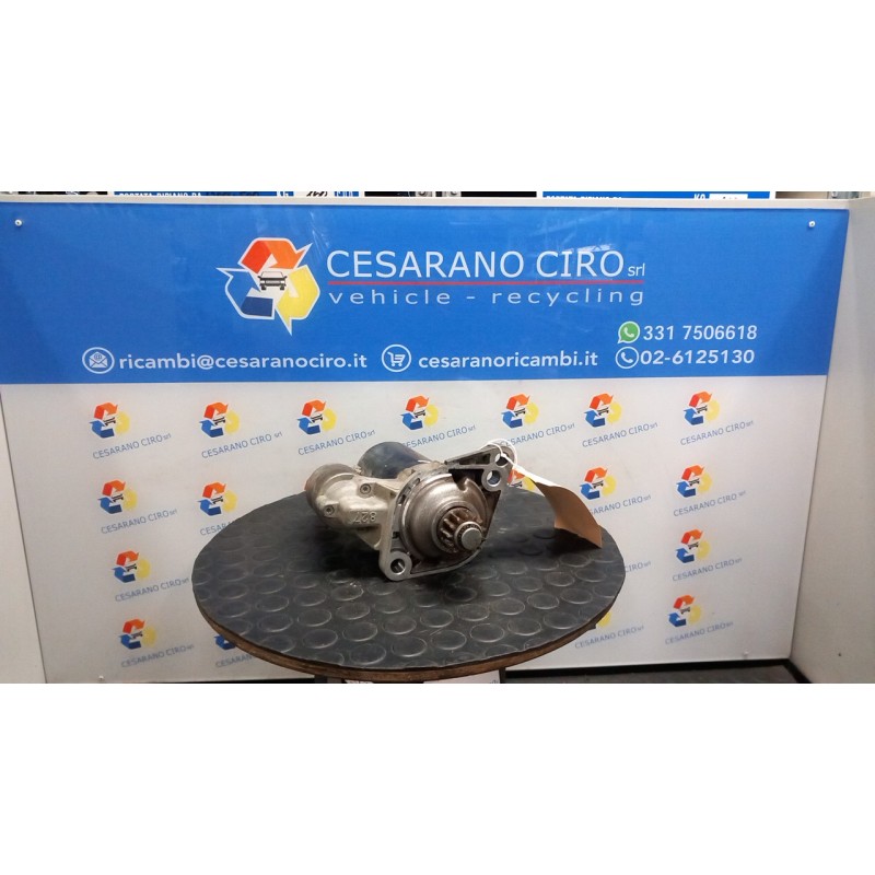 MOTORINO AVVIAMENTO 1.1KW VALEO 067 AUDI A3 (8P) (05/10-07/13) CAX 02Z911023G
