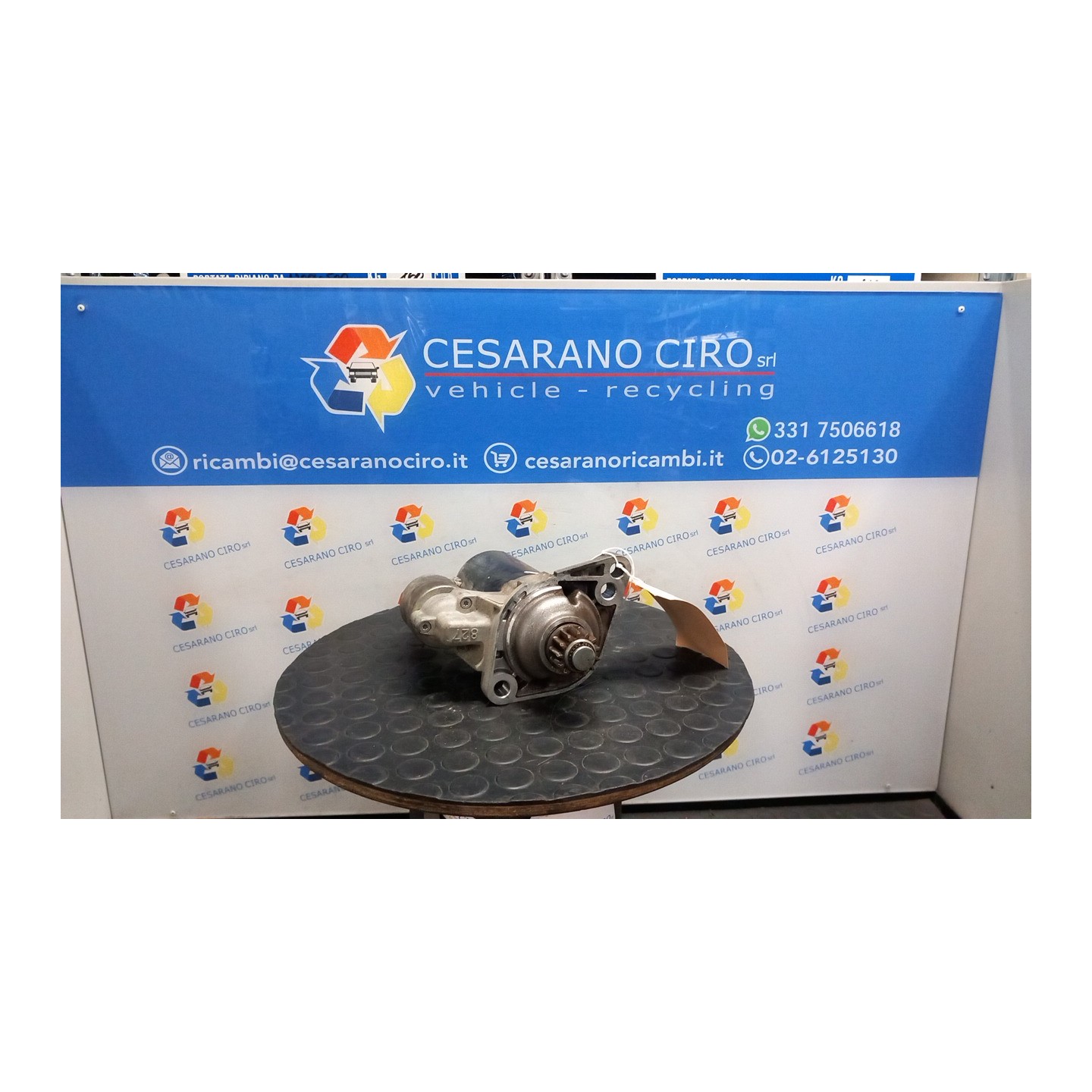 MOTORINO AVVIAMENTO 1.1KW VALEO 067 AUDI A3 (8P) (05/10-07/13) CAX 02Z911023G
