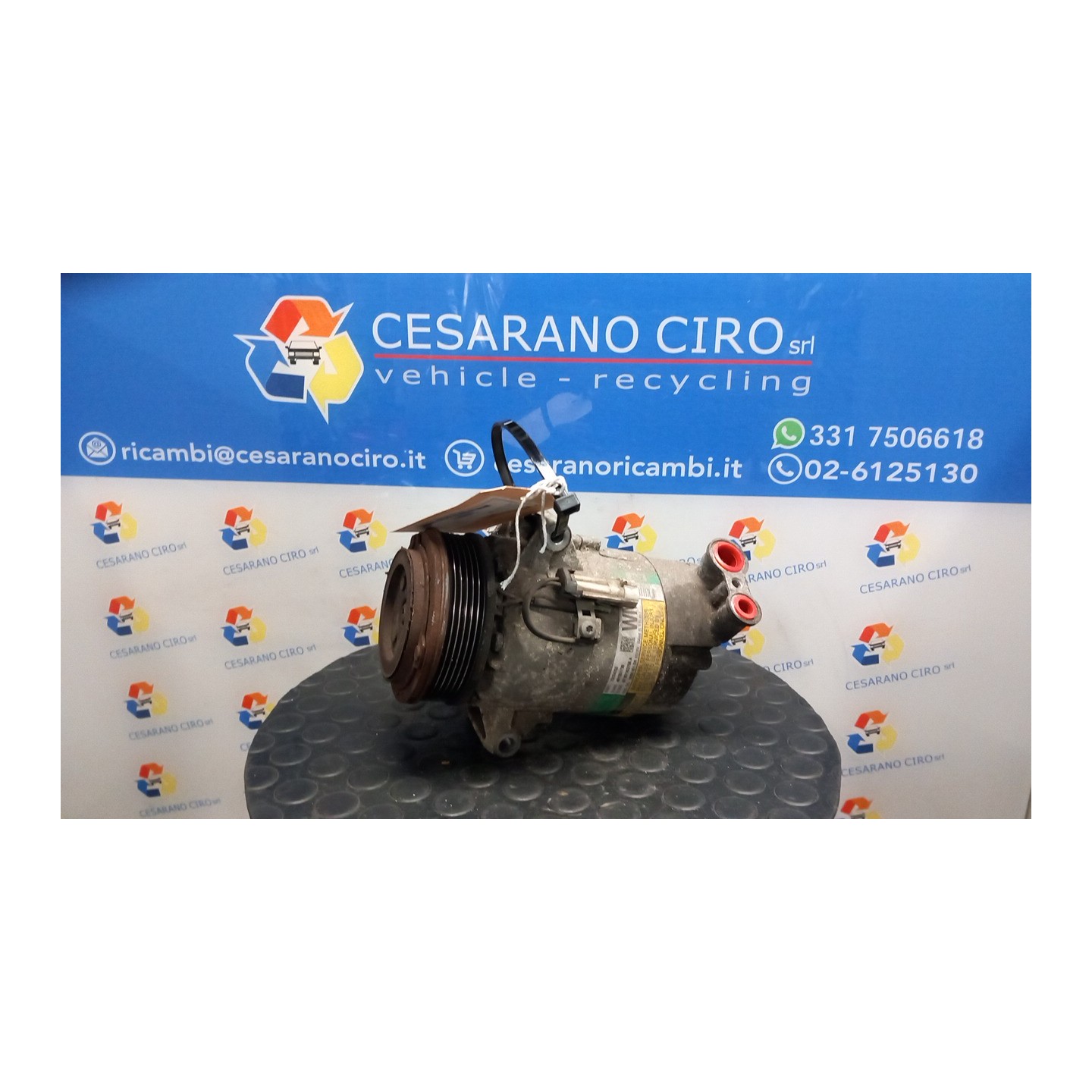COMPRESSORE A/C 095 OPEL ZAFIRA (A05) (06/05-) Z19DT 93196866